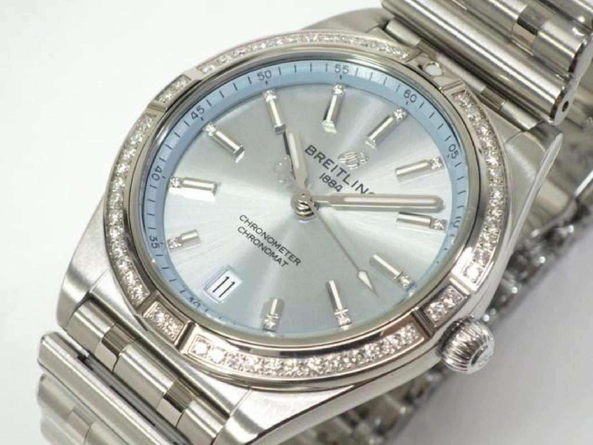 BREITLING Chrono Mat Automatic 36 ijsblauwe wijzerplaat G10380591C1G1 heren 192398303 hannari-shop