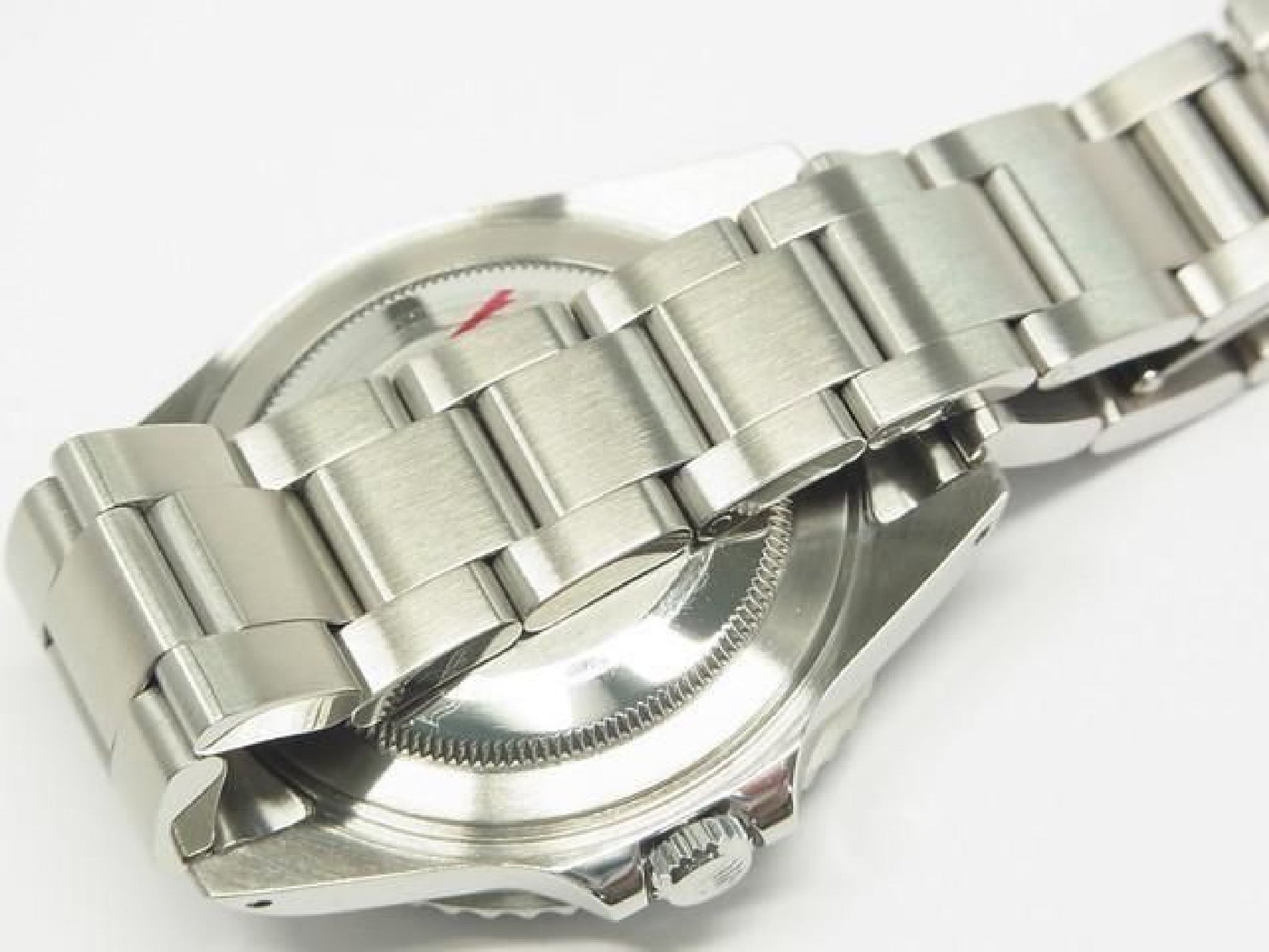 ROLEX GMT MasterII zwarte lunette 16710 P-serie Heren 192410766 hannari-shop