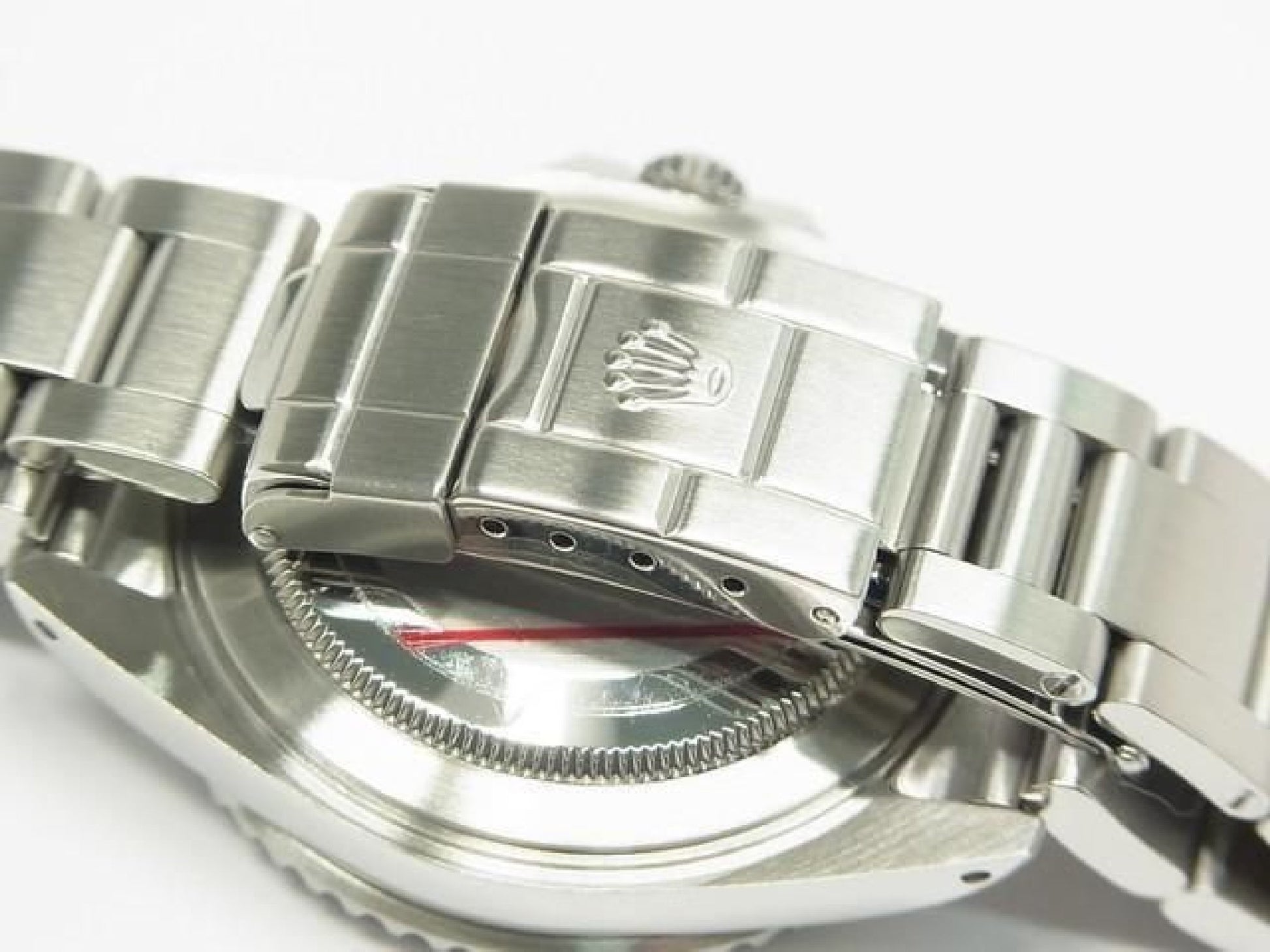 ROLEX GMT MasterII zwarte lunette 16710 P-serie Heren 192410766 hannari-shop