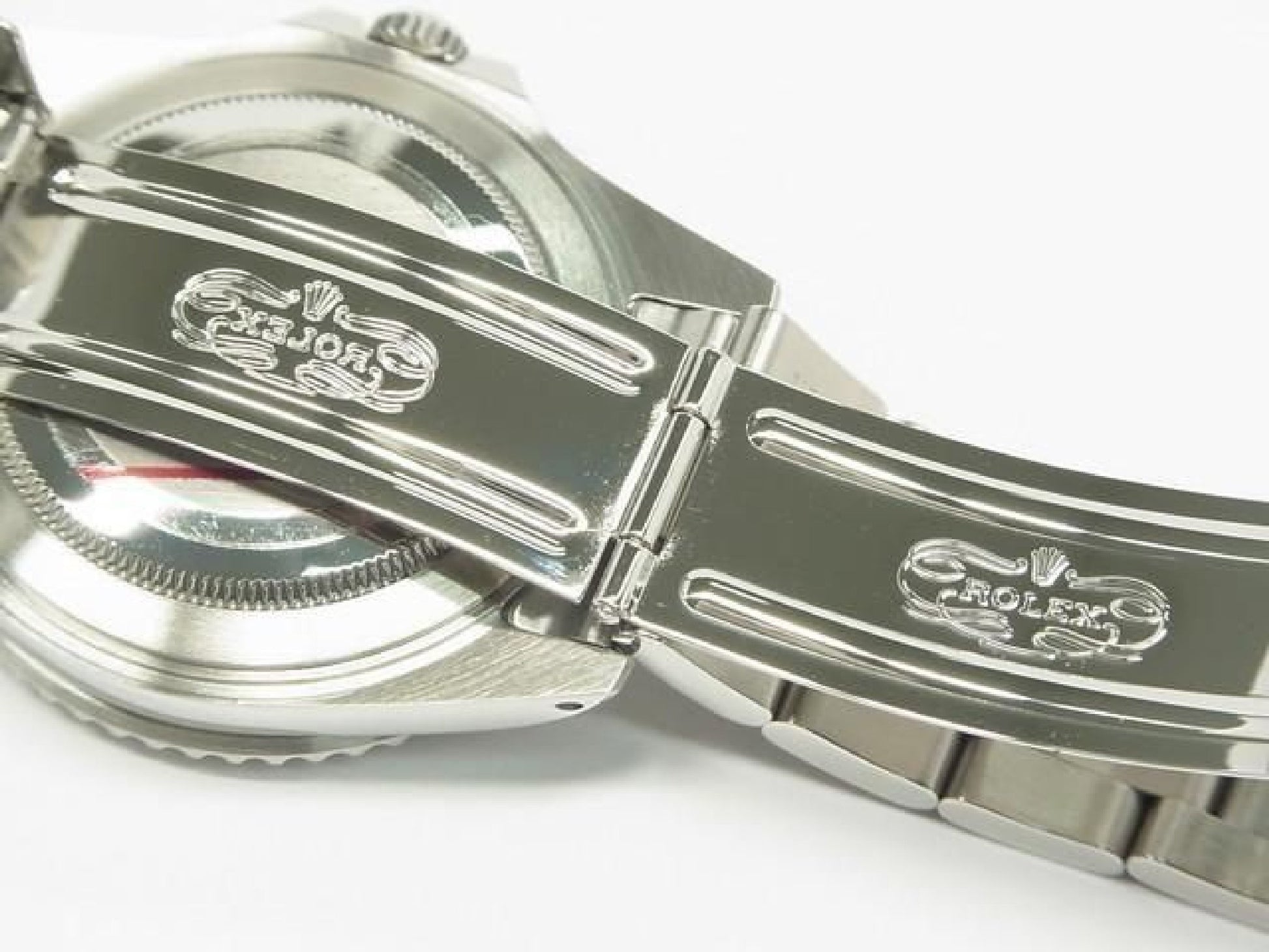 ROLEX GMT MasterII zwarte lunette 16710 P-serie Heren 192410766 hannari-shop