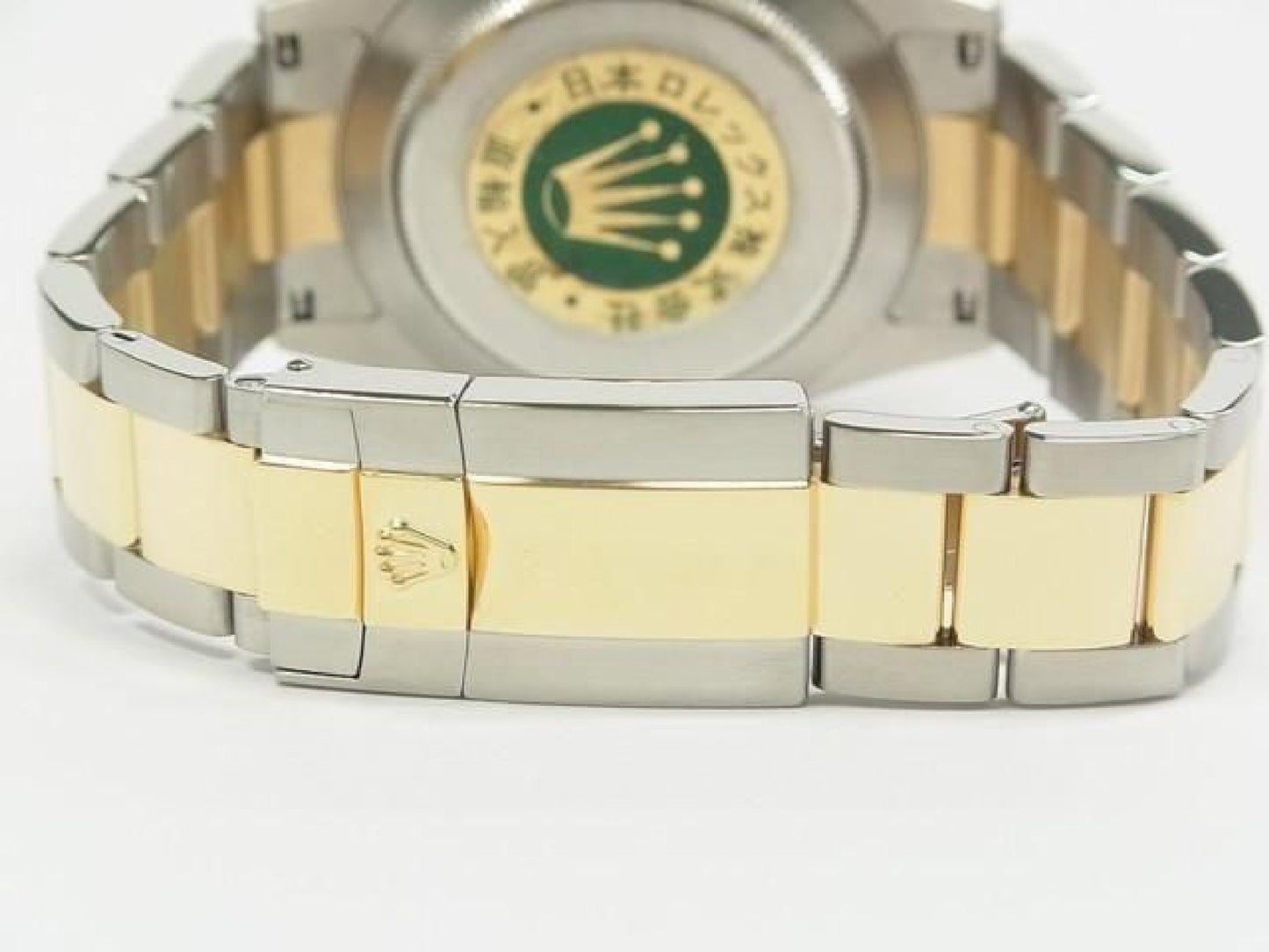 ROLEX Daytona SS xYG combination white Shell 116523 Y series Mens 192416387 hannari-shop