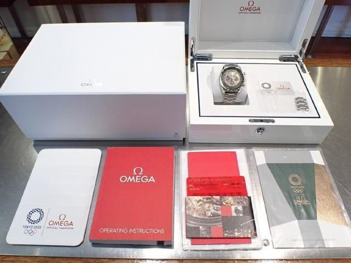 OMEGA Speedmaster Tokyo2020 limited edition SS x Sedna gold '19 Heren 192438151 hannari-shop