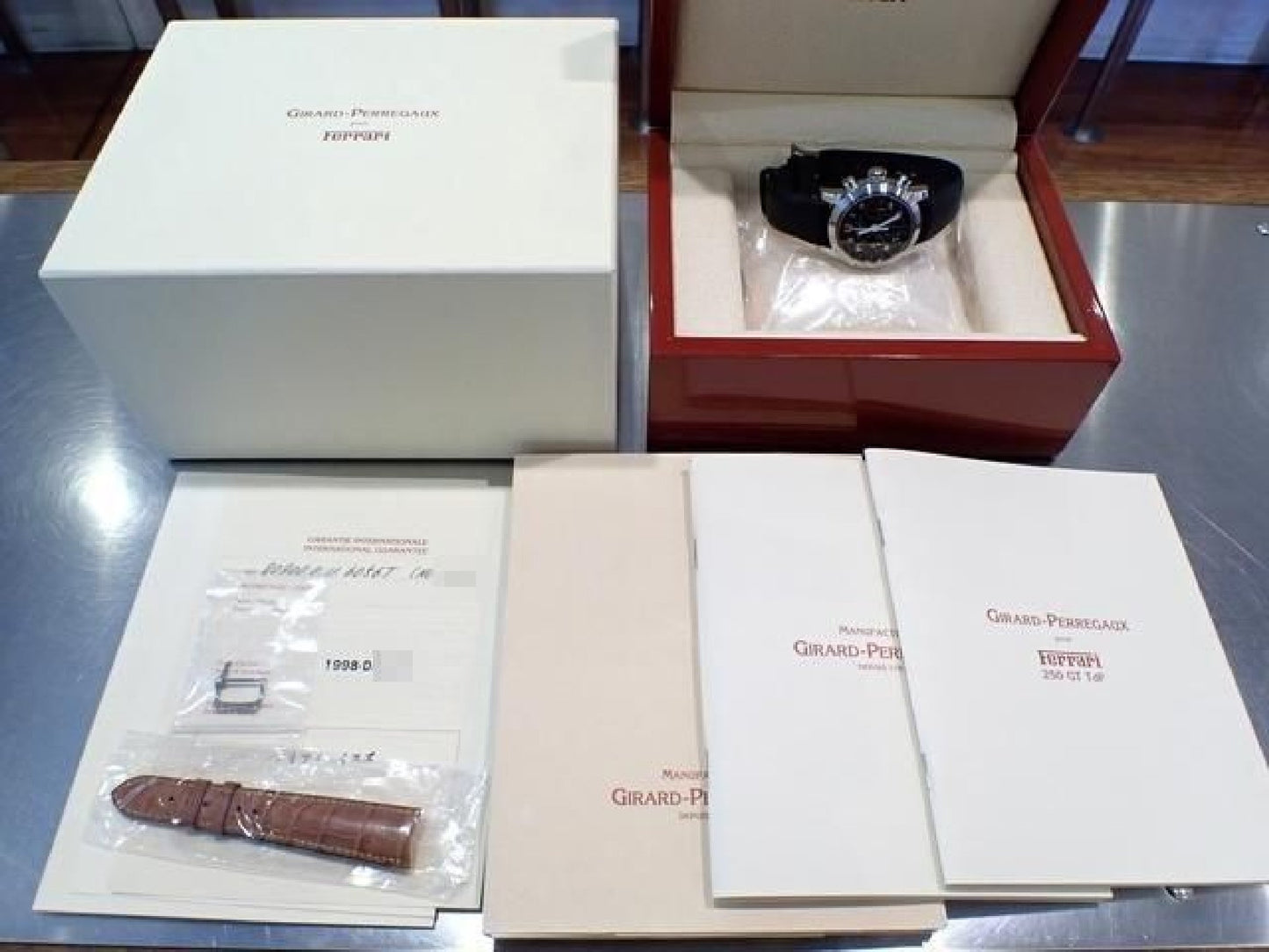 GIRARD PERREGAUX Ferrari Chronograph F250 TR Testarossa Authentieke goederen Heren 192492860 hannari-shop