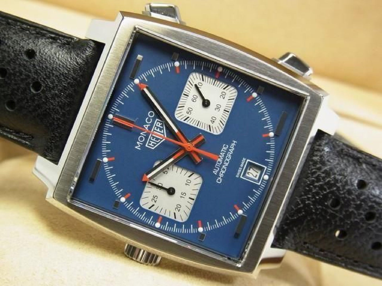 TAG HEUER Monaco Calibre11 Chronograph CAW211P.FC6356 Mens 192524514 hannari-shop