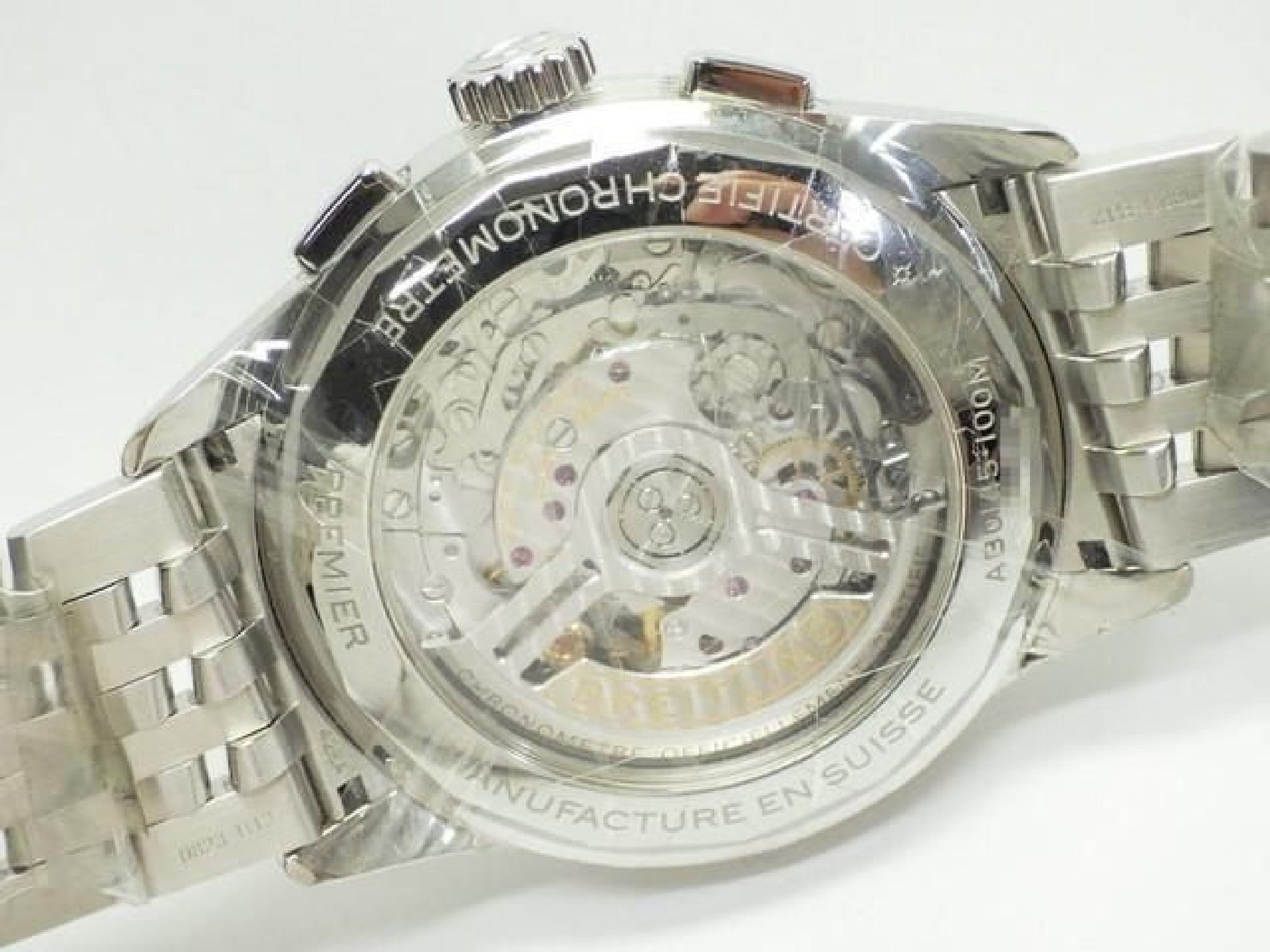 BREITLING Premier B01 Chronograph 42 AB0145221B1A1 Mens 192607770 hannari-shop
