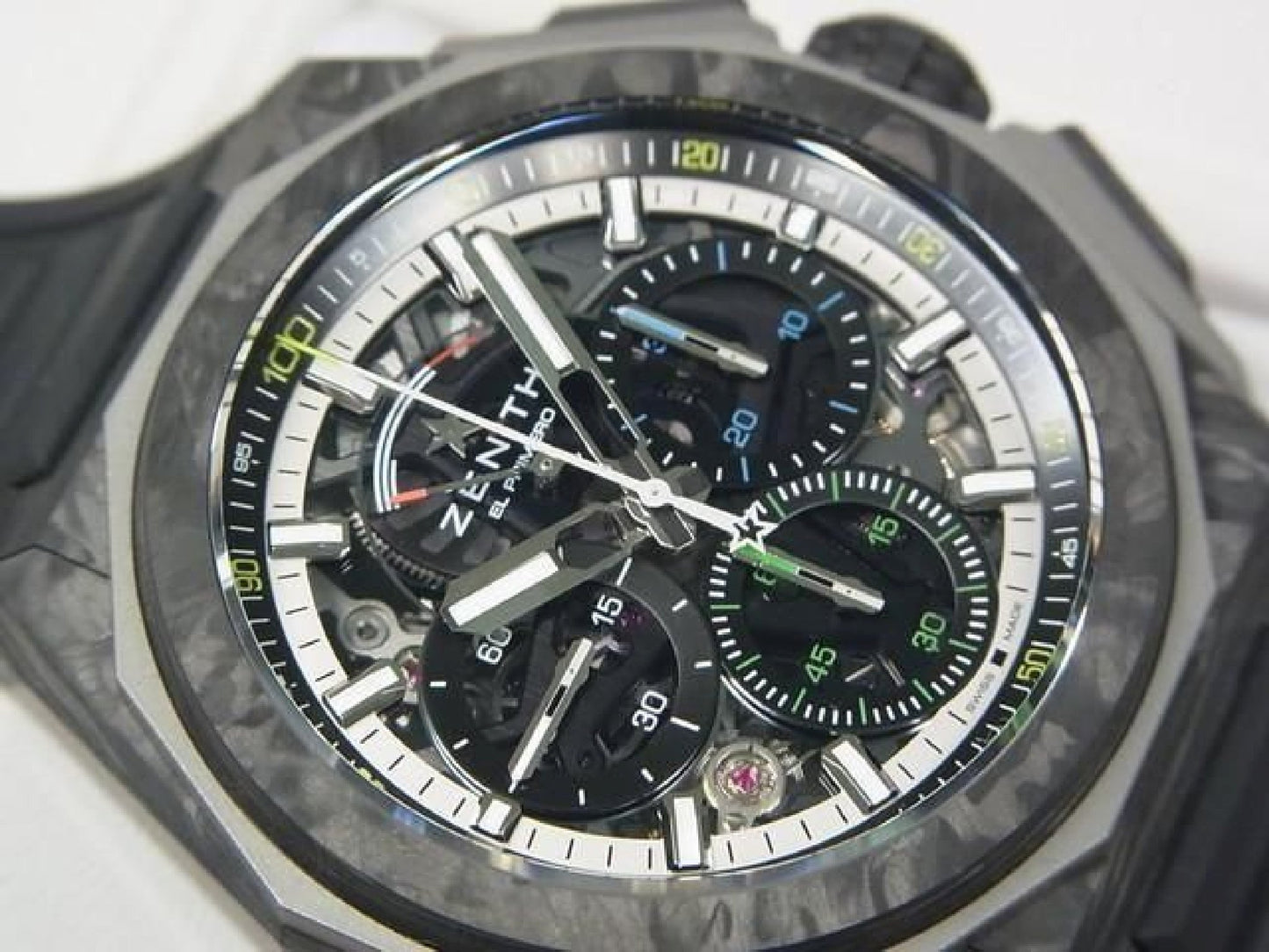 ZENITH Defy extreme Carbon 10.9100.9004/22.I200 Genuine goods Mens 192616198 hannari-shop