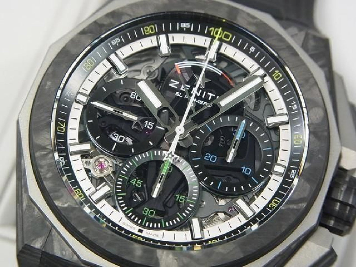 ZENITH Defy extreme Carbon 10.9100.9004/22.I200 Genuine goods Mens 192616198 hannari-shop