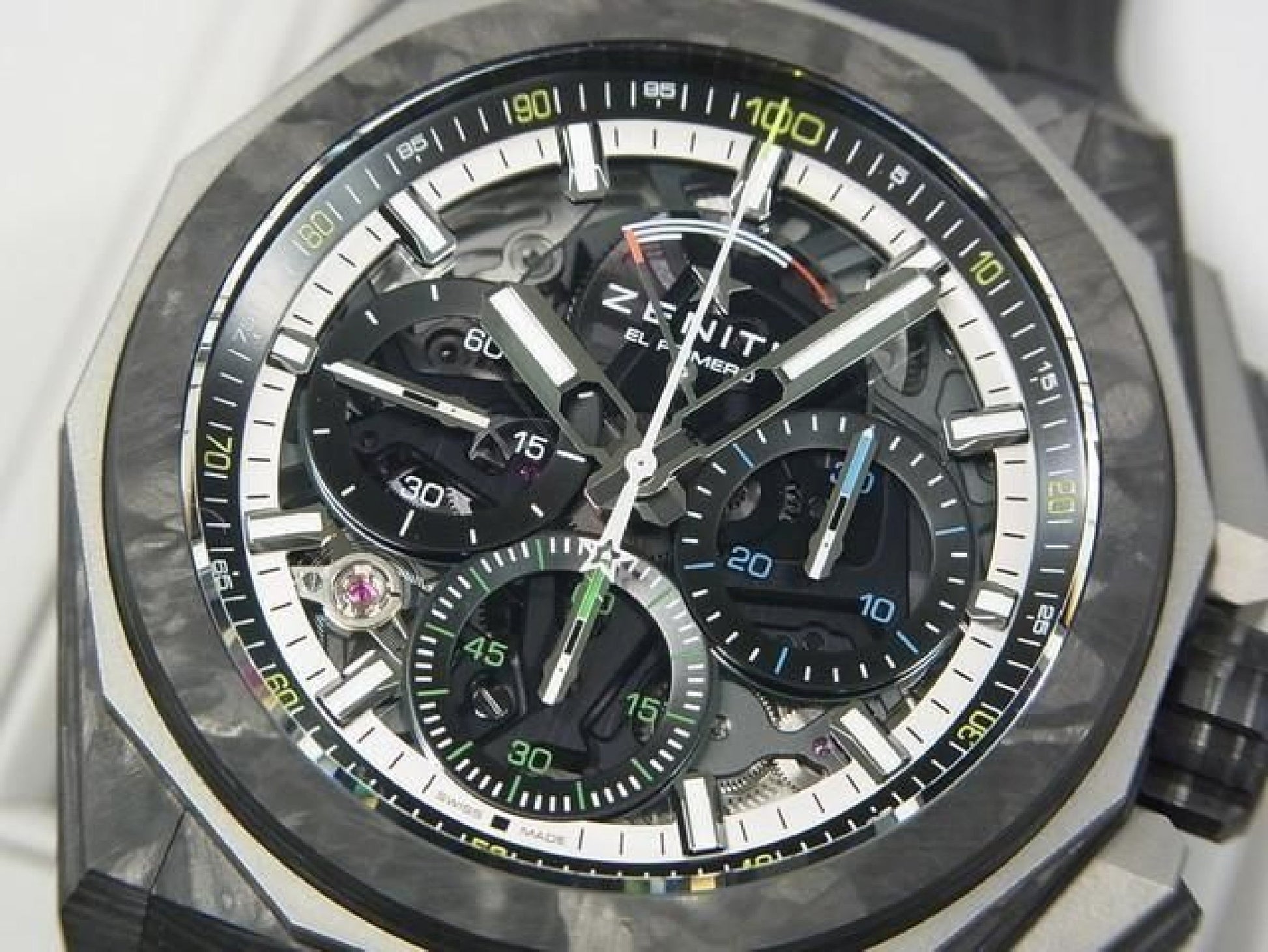 ZENITH Defy extreme Carbon 10.9100.9004/22.I200 Genuine goods Mens 192616198 hannari-shop