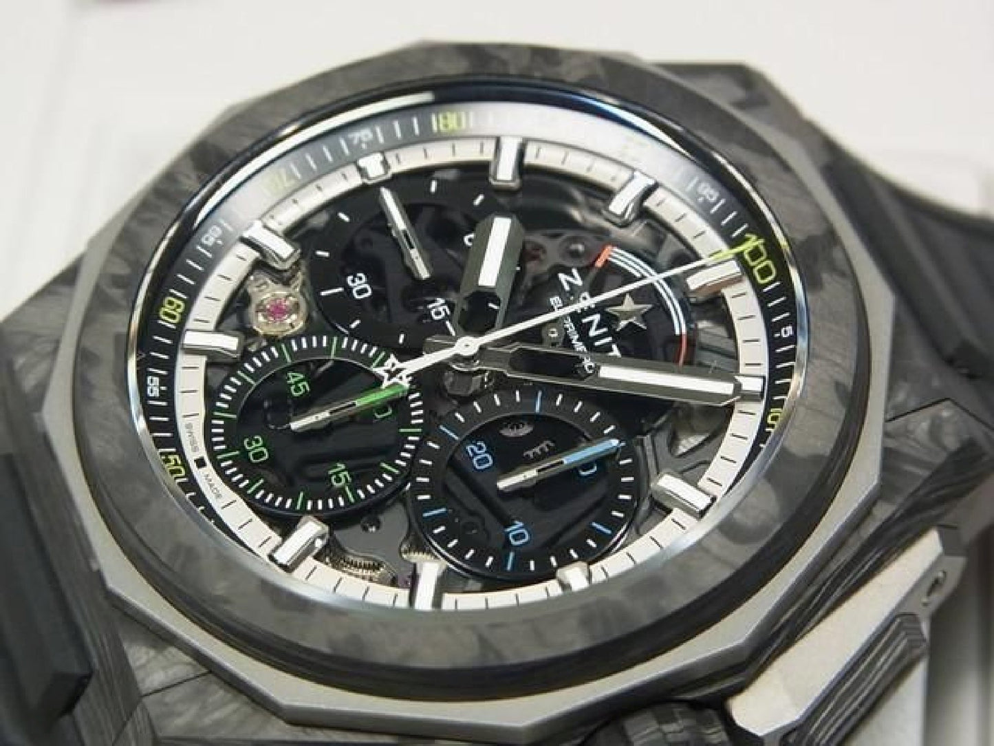 ZENITH Defy extreme Carbon 10.9100.9004/22.I200 Genuine goods Mens 192616198 hannari-shop