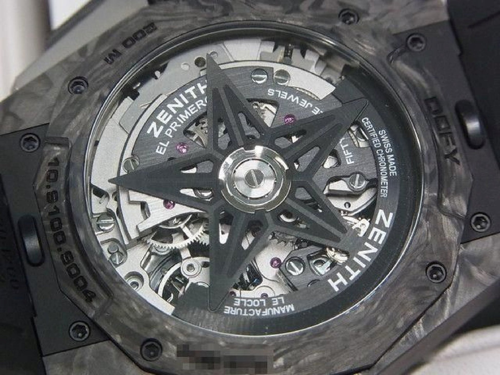 ZENITH Defy extreme Carbon 10.9100.9004/22.I200 Genuine goods Mens 192616198 hannari-shop