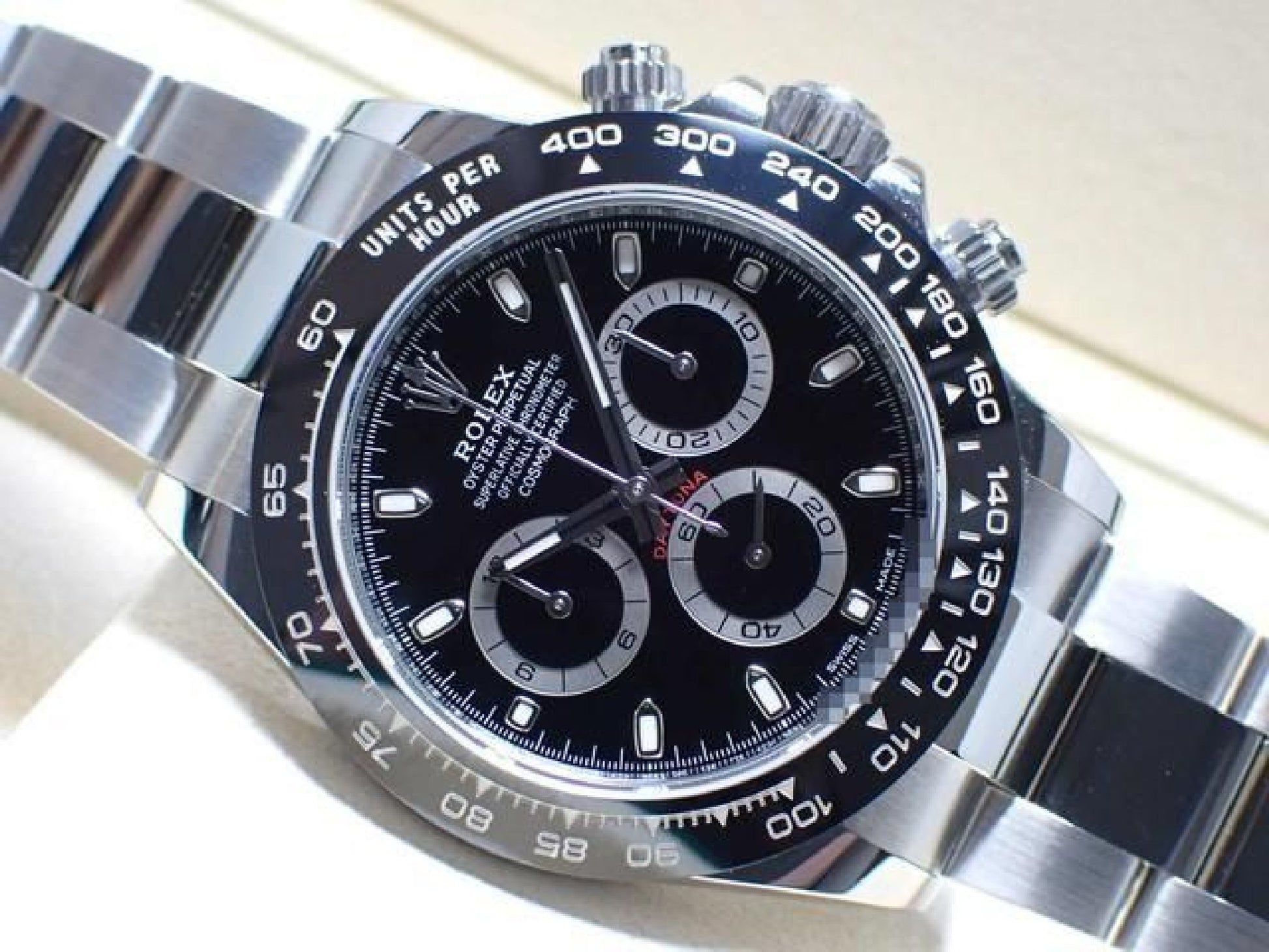 ROLEX Daytona zwarte wijzerplaat 116500LN '19 Heren 192619174 hannari-shop