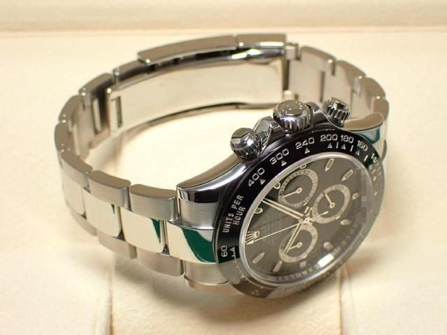 ROLEX Daytona zwarte wijzerplaat 116500LN '19 Heren 192619174 hannari-shop