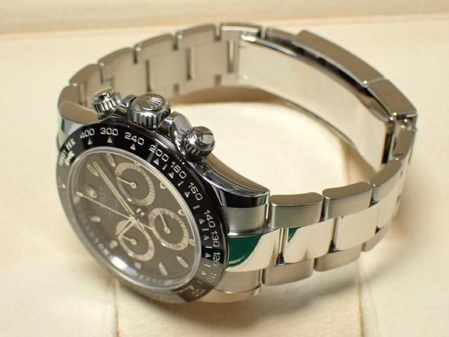 ROLEX Daytona zwarte wijzerplaat 116500LN '19 Heren 192619174 hannari-shop