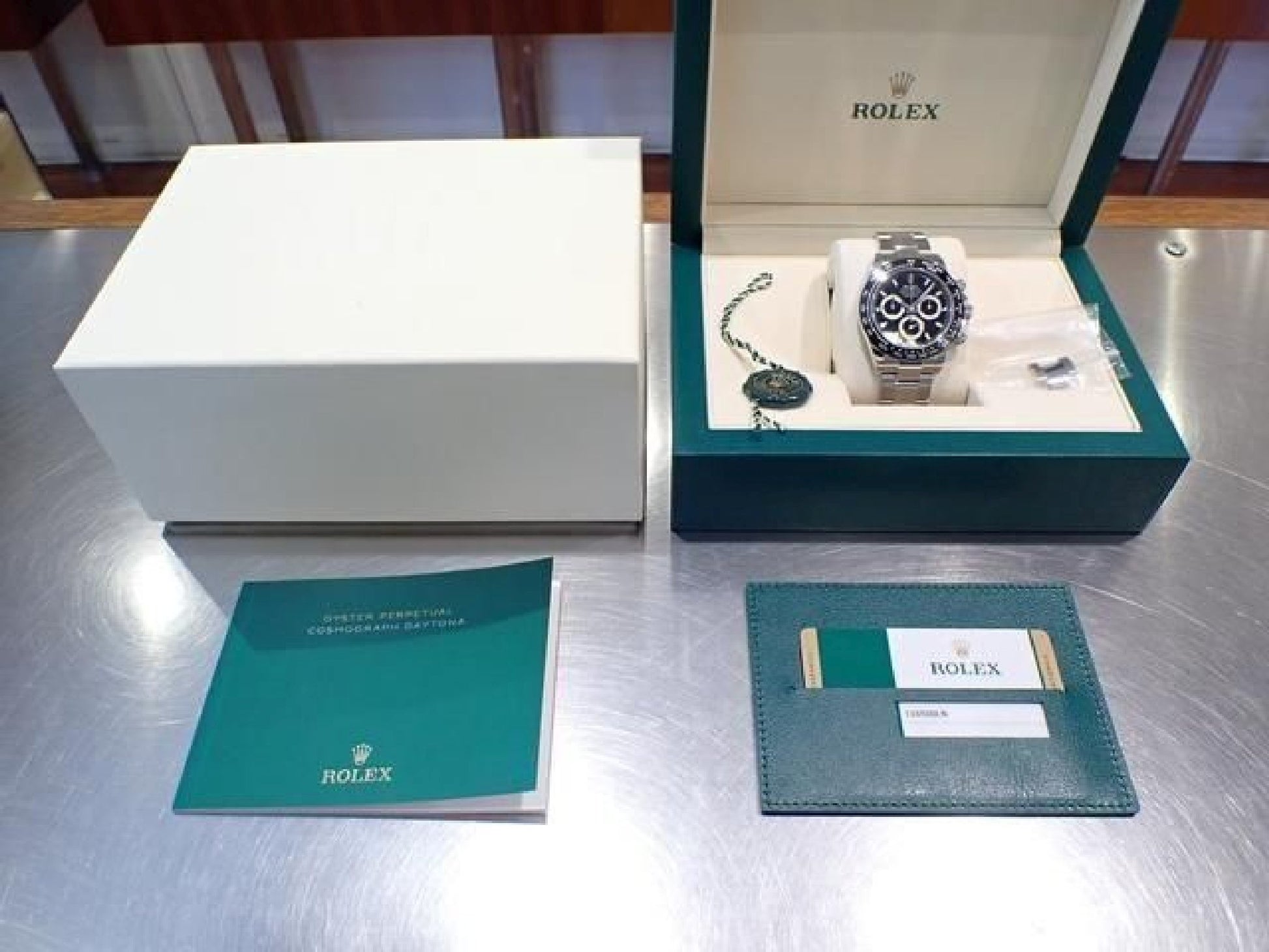 ROLEX Daytona zwarte wijzerplaat 116500LN '19 Heren 192619174 hannari-shop