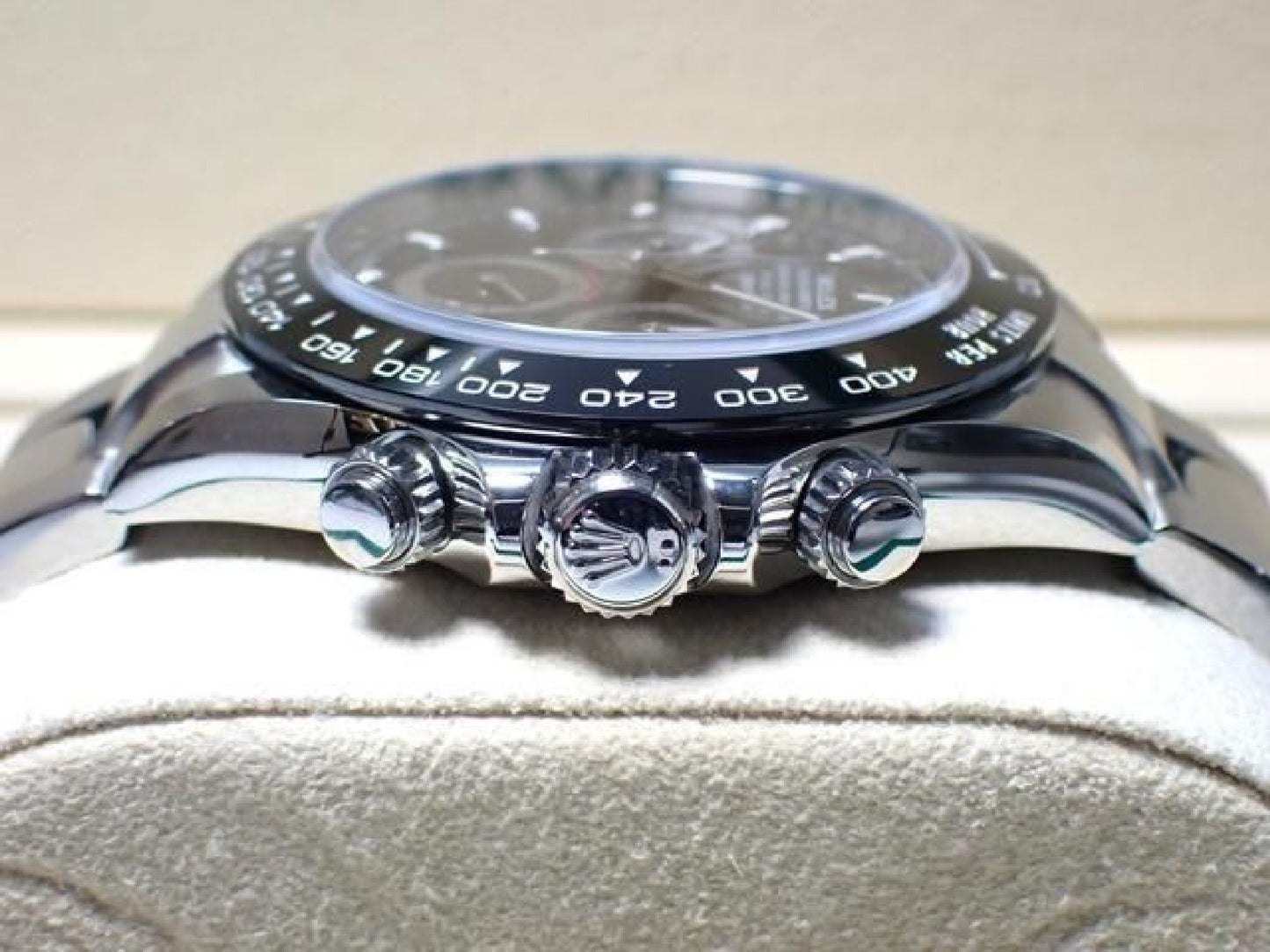 ROLEX Daytona zwarte wijzerplaat 116500LN '19 Heren 192619174 hannari-shop