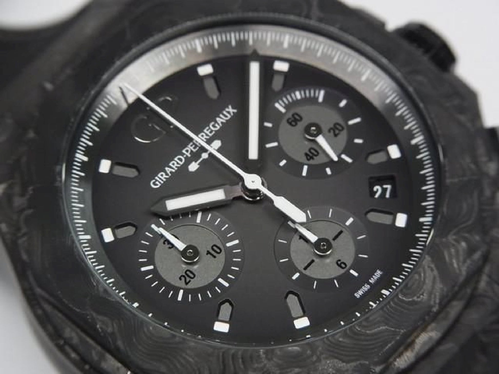 GIRARD PERREGAUX Laureato Absolute Chronograph 8Tech 81060-41-3222-1CX Heren 192788565 hannari-shop