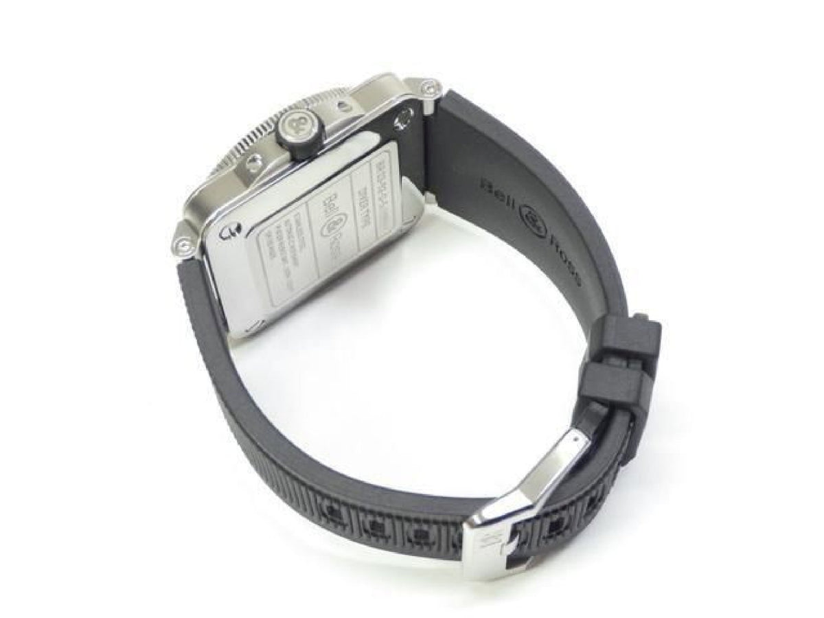 BELL & ROSS BR03 DIVER zwart staal 42 MM BR03A-D-BL-ST/SRB heren 192874791 hannari-shop