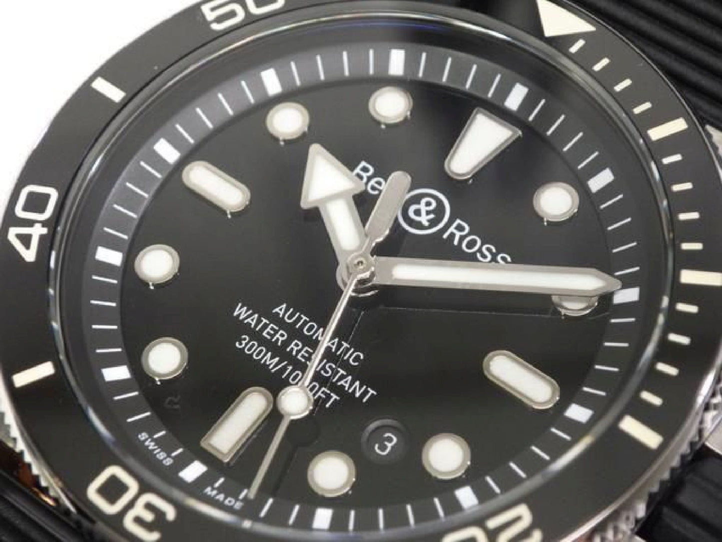 BELL & ROSS BR03 DIVER zwart staal 42 MM BR03A-D-BL-ST/SRB heren 192874791 hannari-shop