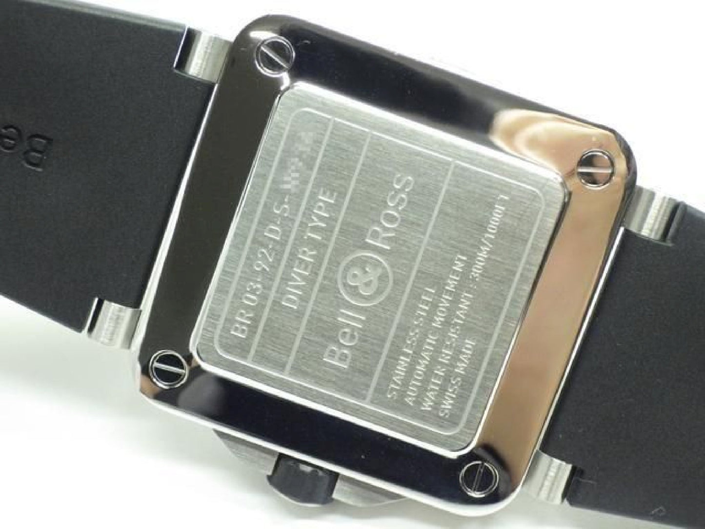 BELL & ROSS BR03 DIVER zwart staal 42 MM BR03A-D-BL-ST/SRB heren 192874791 hannari-shop