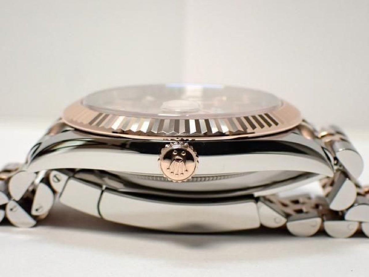 ROLEX Datejust 41 SS x Everose Gold combinatie Zonnestofwijzerplaat 126331 Heren 192921054 hannari-shop
