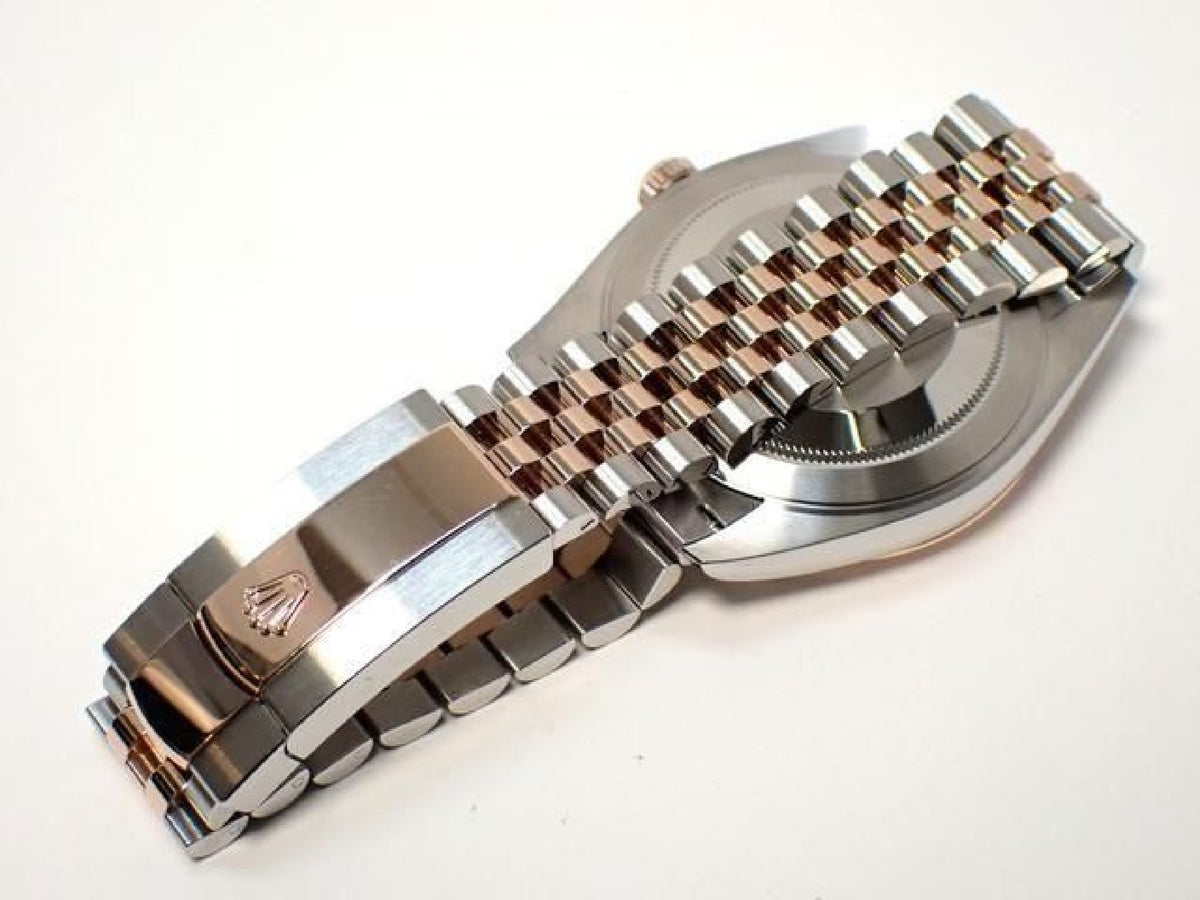 ROLEX Datejust 41 SS x Everose Gold combinatie Zonnestofwijzerplaat 126331 Heren 192921054 hannari-shop