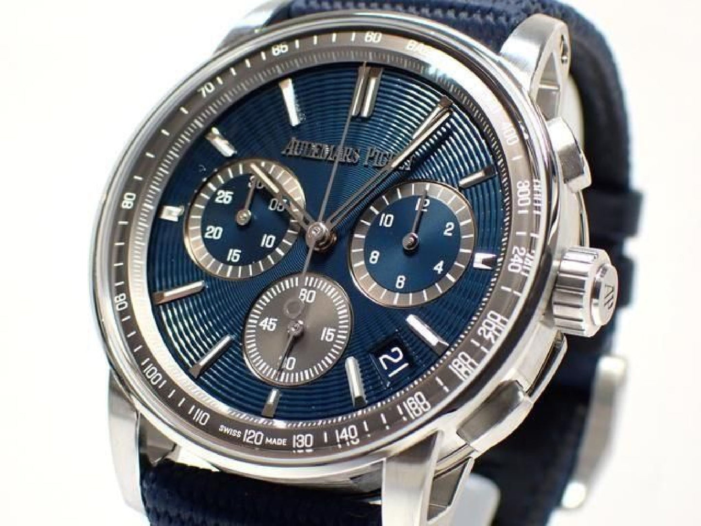 AUDEMARS PIGUET CODE 11.59 by  Chronograph blue 26393ST '23 Mens 192951696 hannari-shop