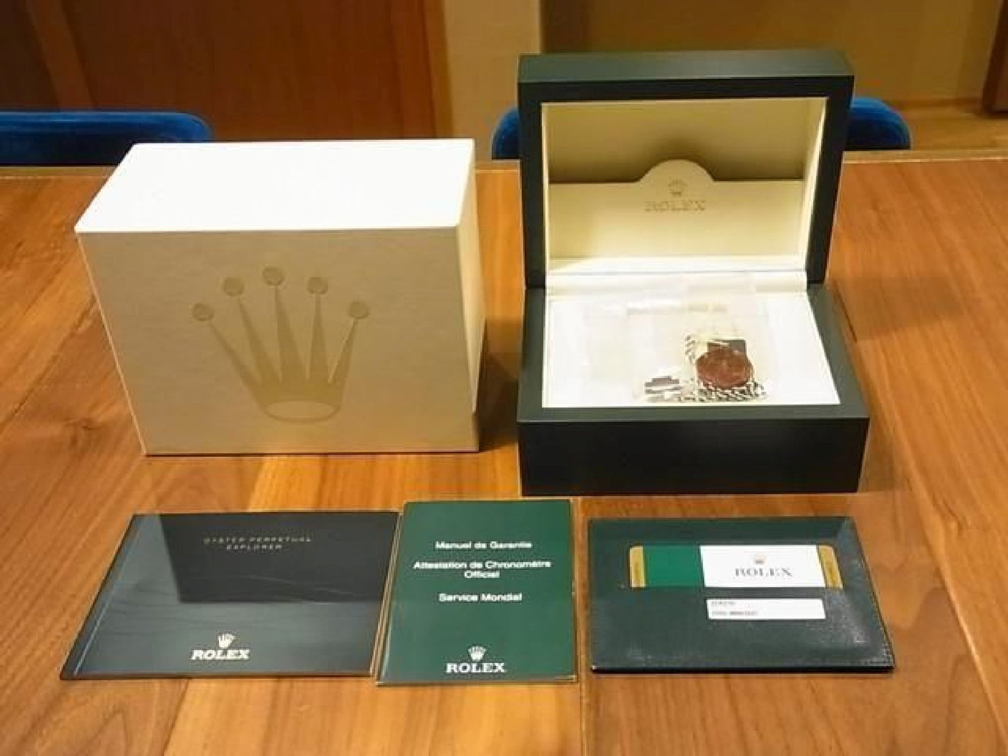 ROLEX EXPLORER I 214270 early model Dial protective seal unused Mens 192969864 hannari-shop