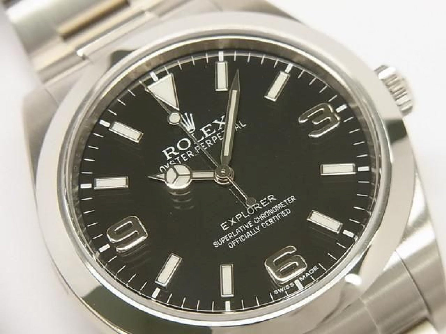 ROLEX EXPLORER I 214270 early model Dial protective seal unused Mens 192969864 hannari-shop