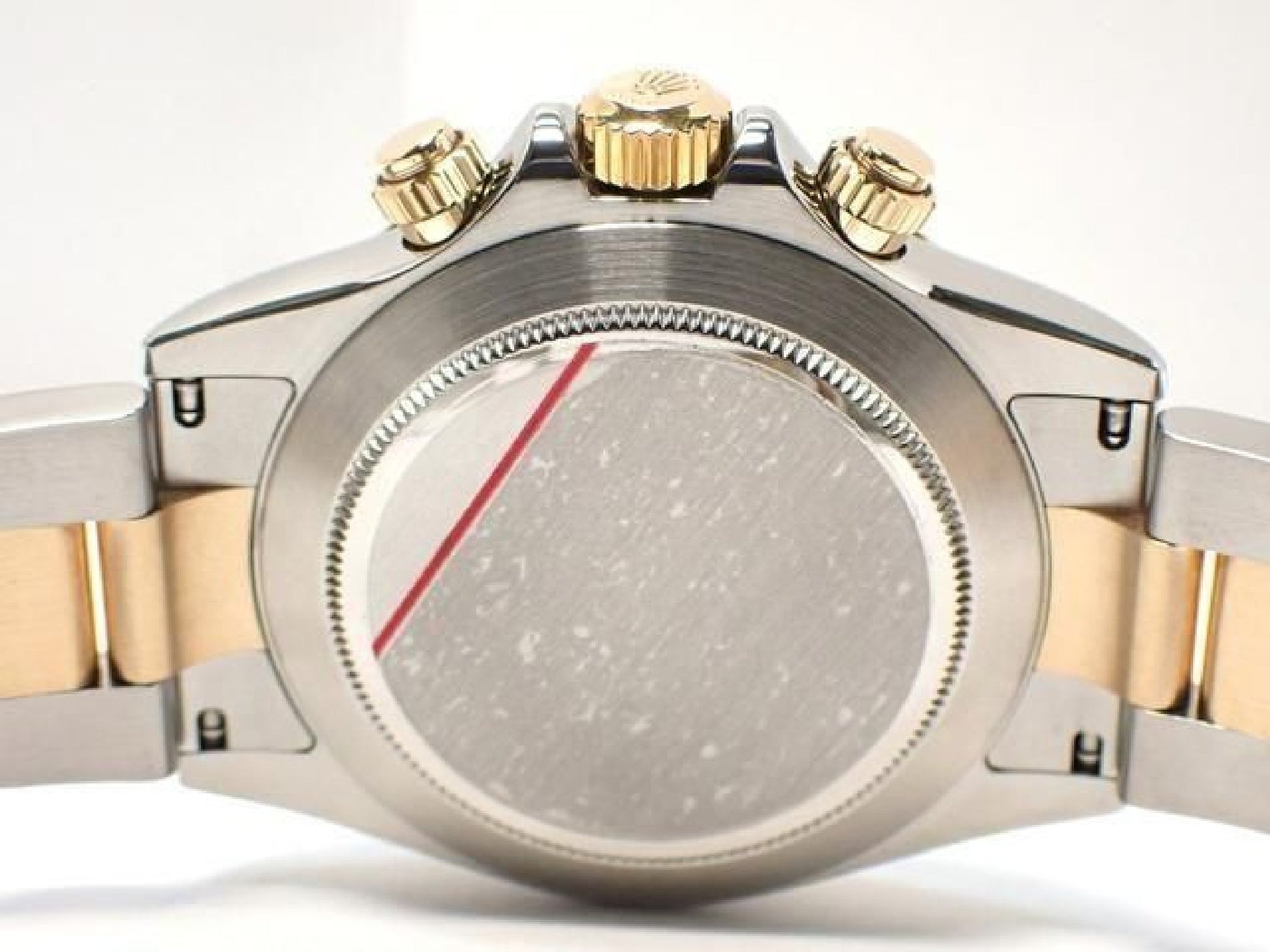 ROLEX Daytona SS &18KYG 8P diamond Ref.116523G Y series '03 Mens 193128735 hannari-shop
