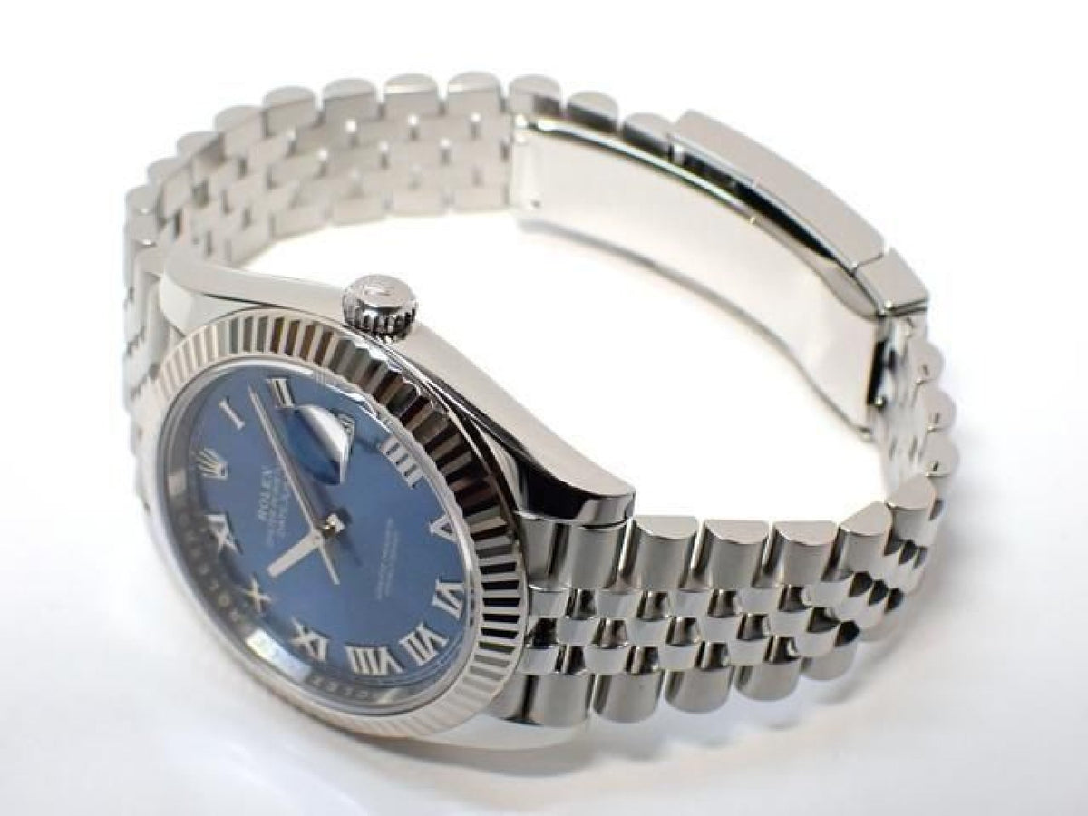 ROLEX Datejust 41 blue Roman Jubilee Bracelet 126334 '24 Mens 193153804 hannari-shop
