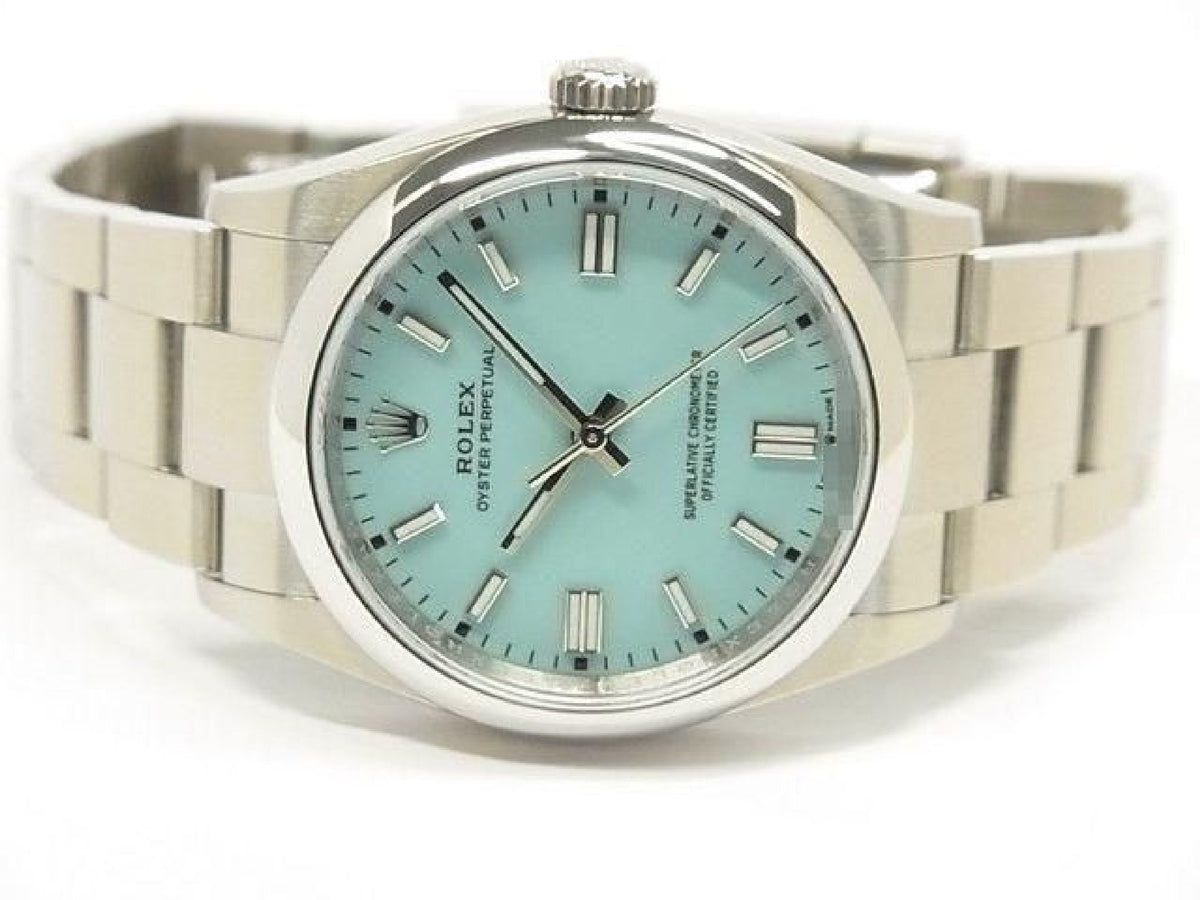 ROLEX Oyster PERPETUAL 36 turquoise 126000 '25 purchased Mens 193155855 hannari-shop