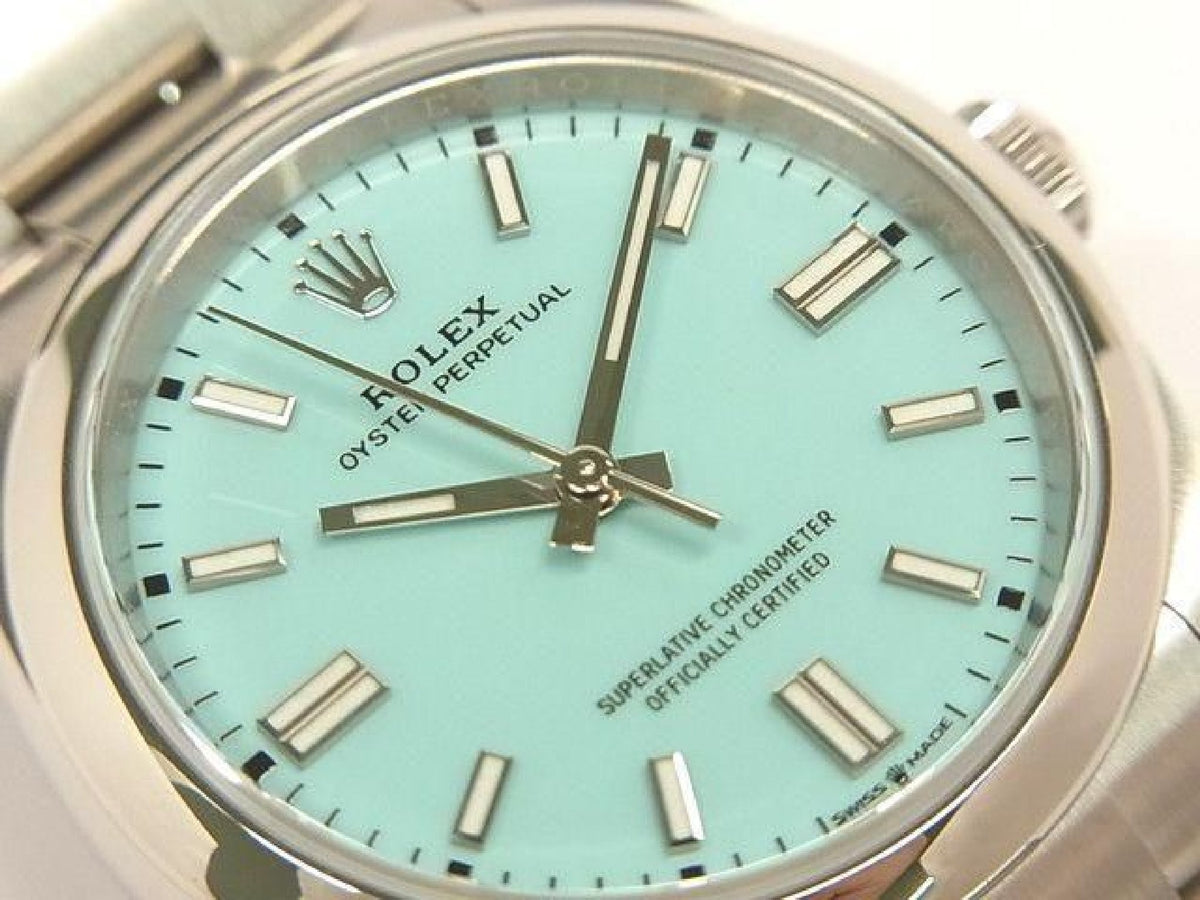 ROLEX Oyster PERPETUAL 36 turquoise 126000 '25 purchased Mens 193155855 hannari-shop