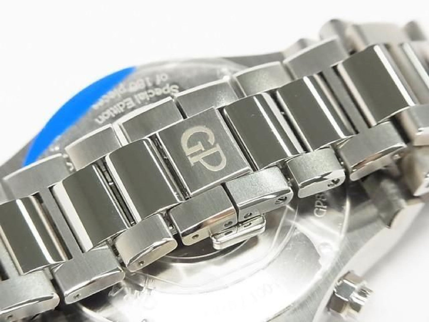 GIRARD PERREGAUX Laureato Chronograph 42 MM Ice blue world180 Lot Limited Mens 193178415 hannari-shop