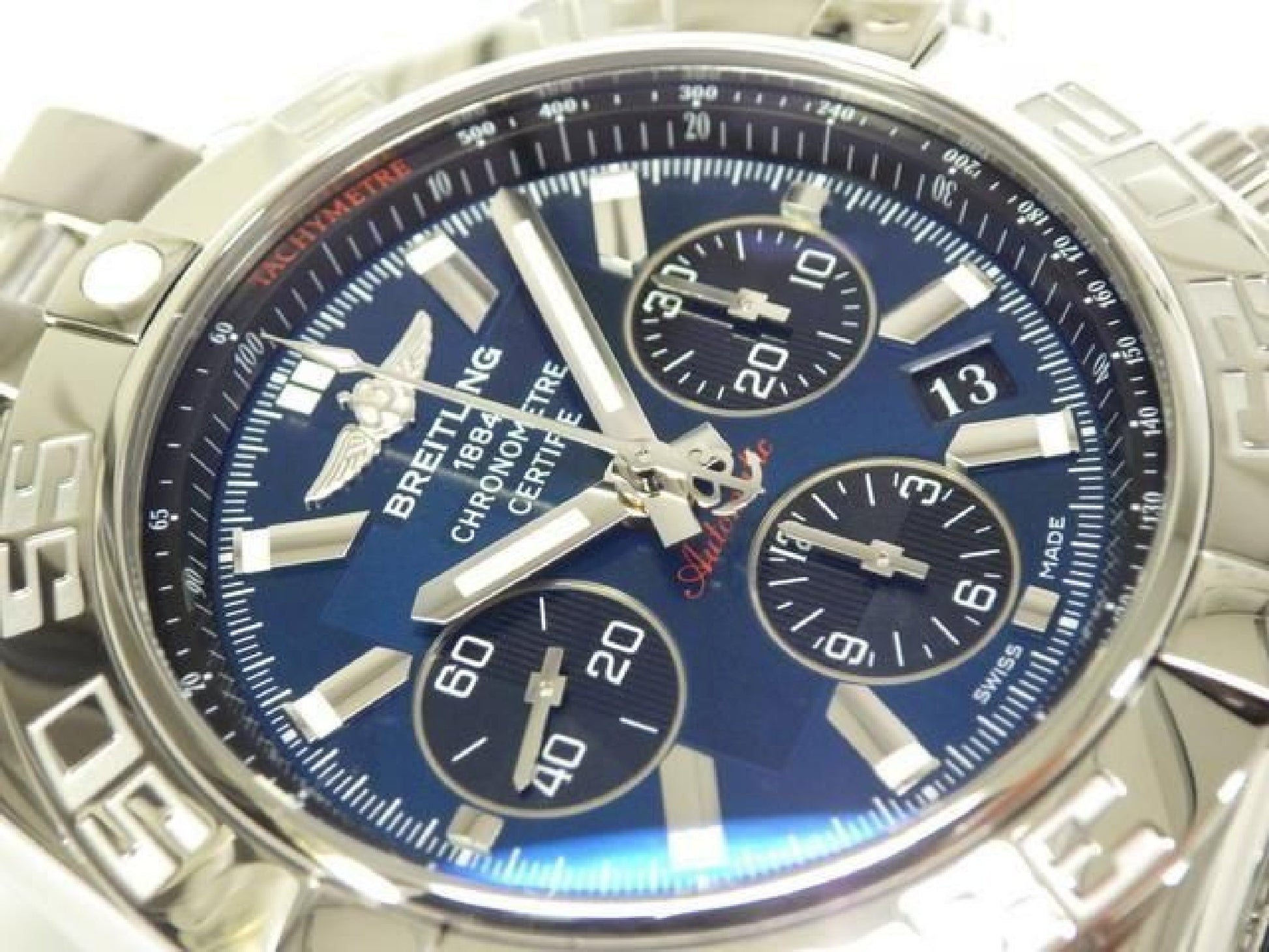BREITLING Chrono Mat44 blauw A011C89PA Japan Authentiek Heren 193183946 hannari-shop
