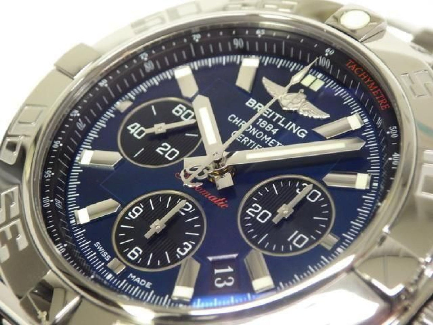 BREITLING Chrono Mat44 blauw A011C89PA Japan Authentiek Heren 193183946 hannari-shop