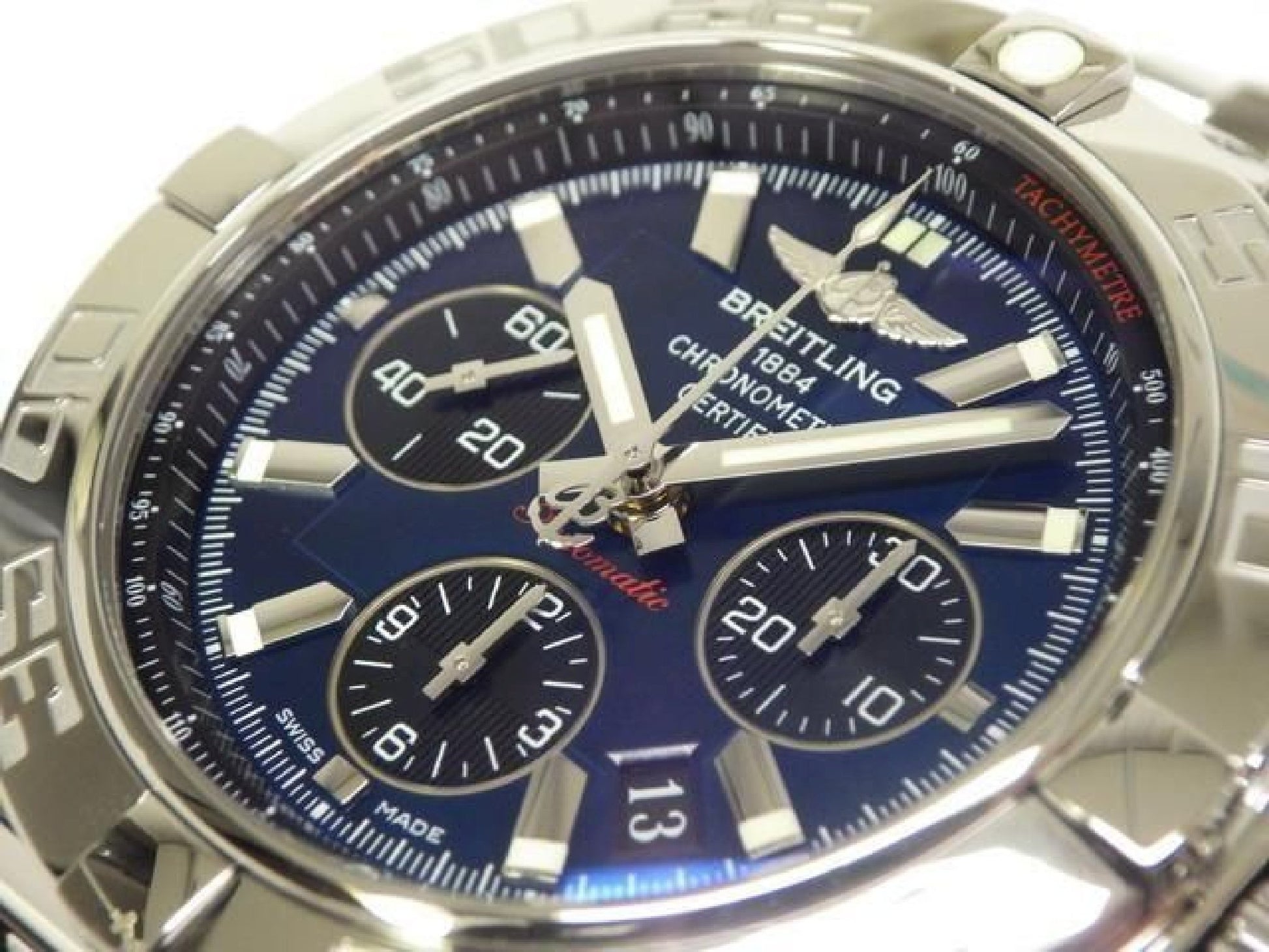 BREITLING Chrono Mat44 blauw A011C89PA Japan Authentiek Heren 193183946 hannari-shop