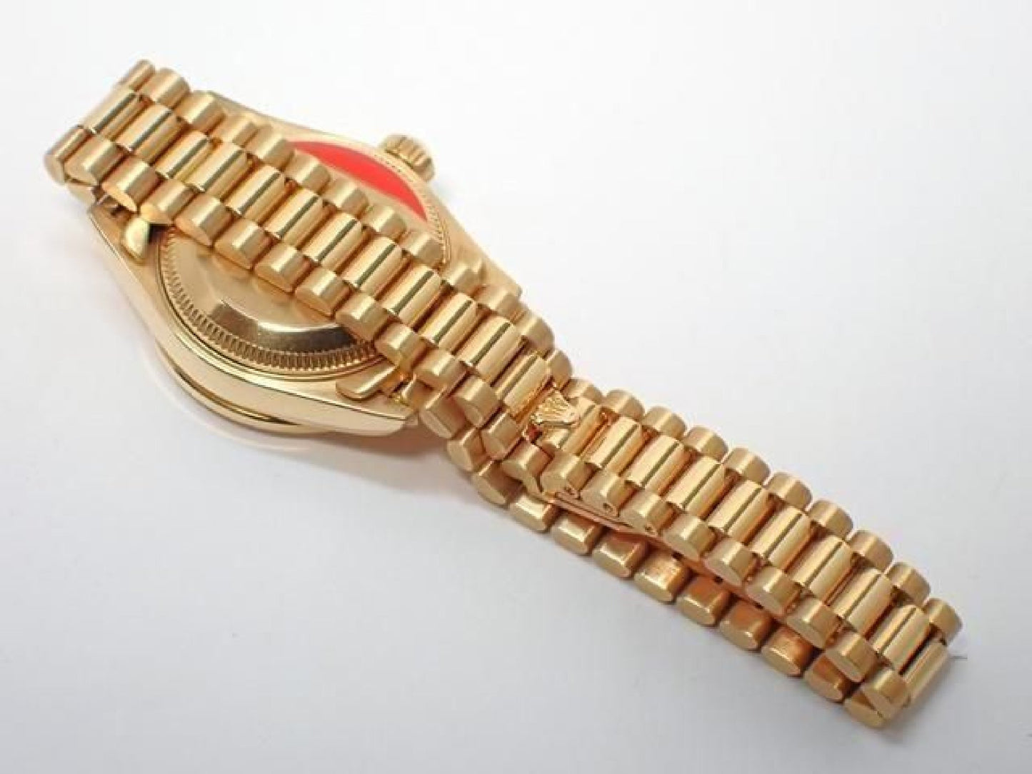ROLEX Datejust champagne 10P diamond bezel diamond 18KYG President Bracelet A-serie heren 193199743 hannari-shop