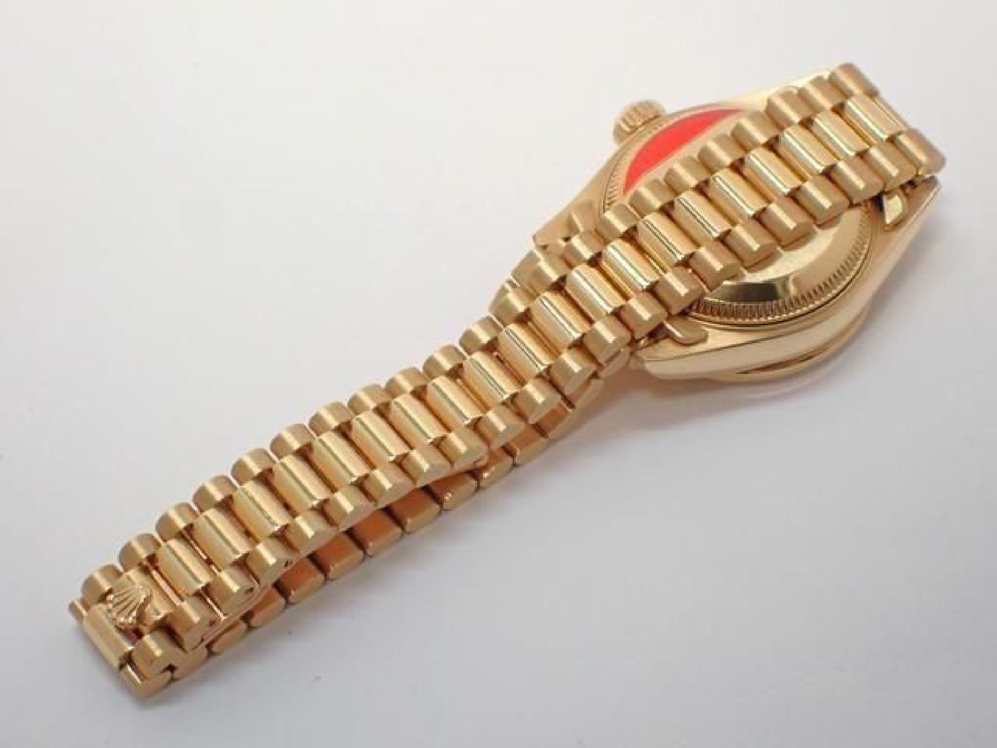 ROLEX Datejust champagne 10P diamond bezel diamond 18KYG President Bracelet A-serie heren 193199743 hannari-shop