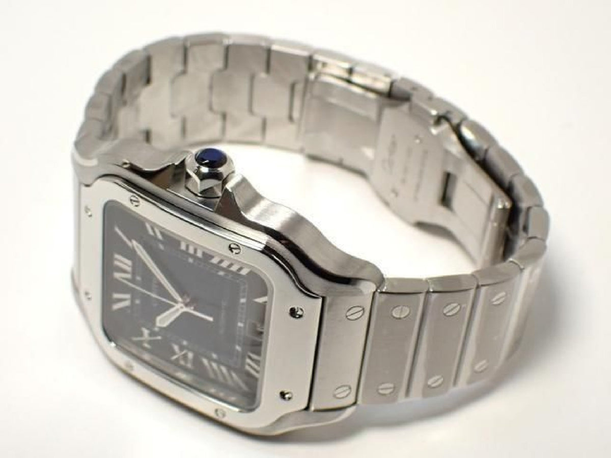 CARTIER Santos de  LM blue WSSA0030 '24 Dames 193238805 hannari-shop