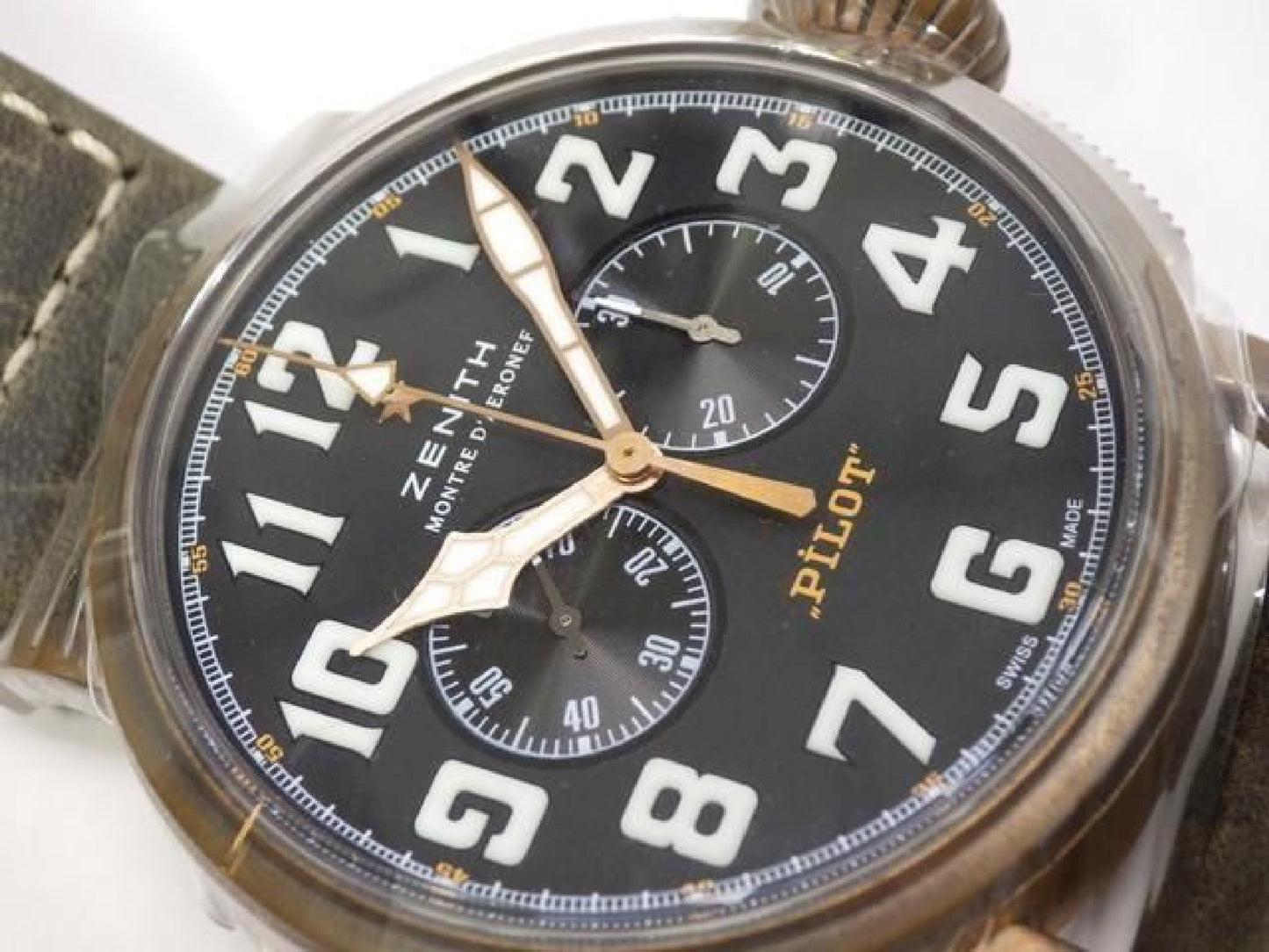 ZENITH Pilot's Type20 Chronograph EXTRA SPECIAL 29.2430.4069/21.C800 Mens 193285543 hannari-shop