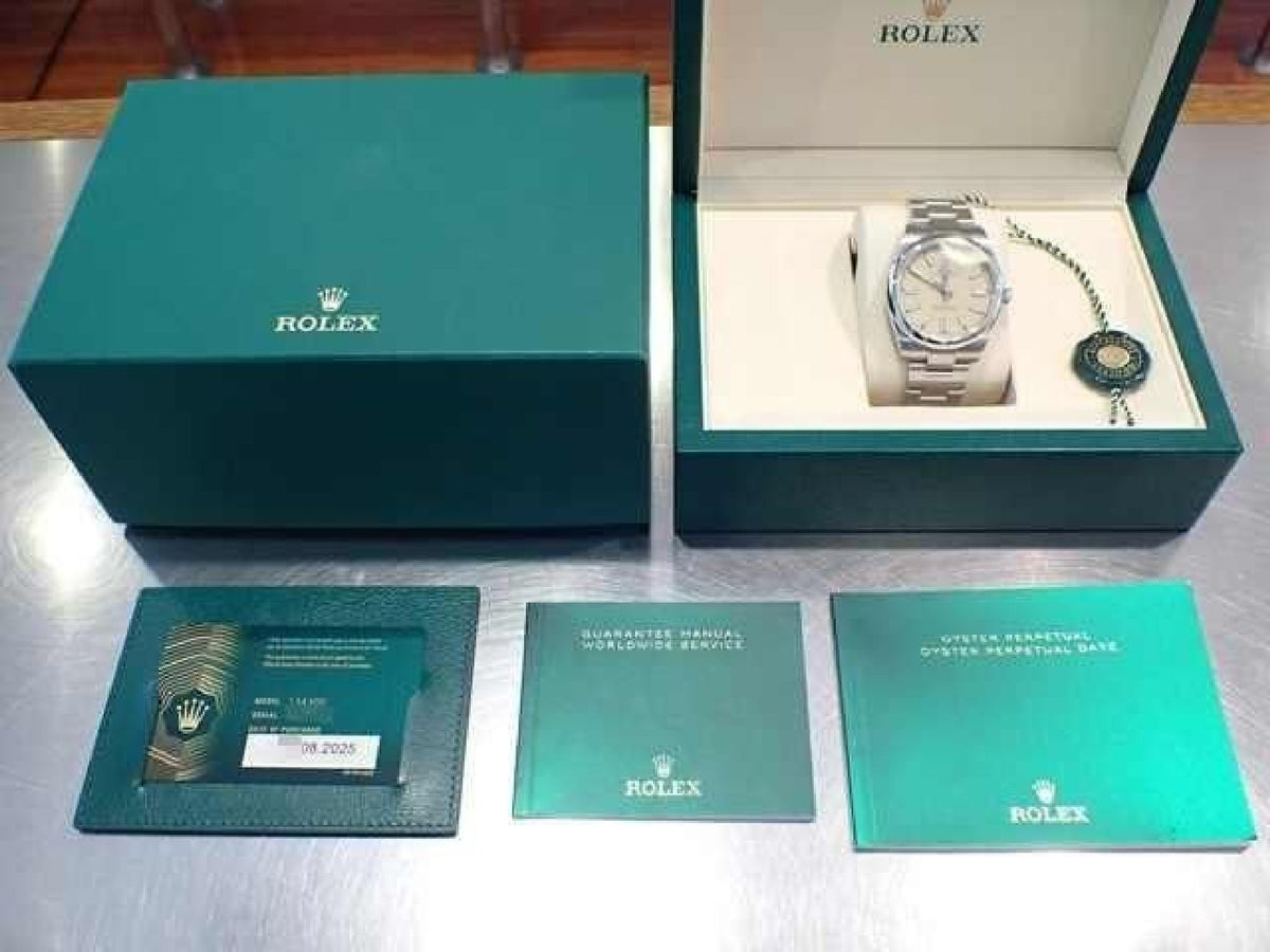 ROLEX Oyster PERPETUAL 41 beige 134300 '25 Mens 193295397 hannari-shop