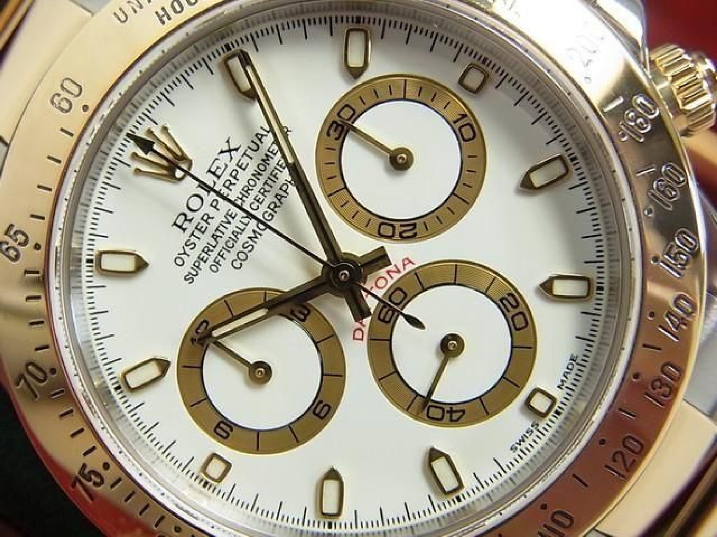 ROLEX Daytona combination white( cream) Ref.116523 Y series Mens 193326742 hannari-shop