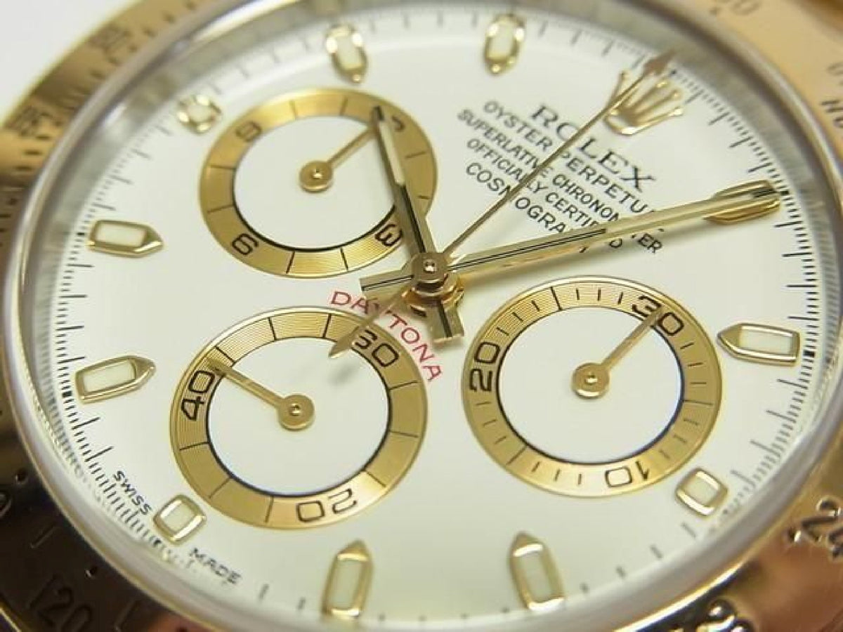 ROLEX Daytona combination white( cream) Ref.116523 Y series Mens 193326742 hannari-shop