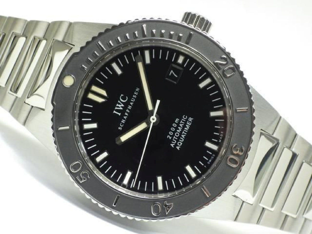 IWC GST Aquatimer roestvrij staal 3536-002 fish Crown Heren 193346073 hannari-shop