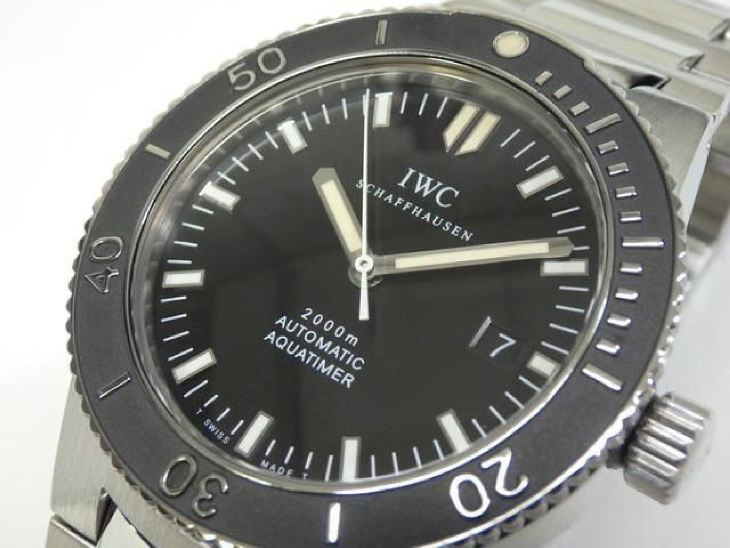 IWC GST Aquatimer roestvrij staal 3536-002 fish Crown Heren 193346073 hannari-shop