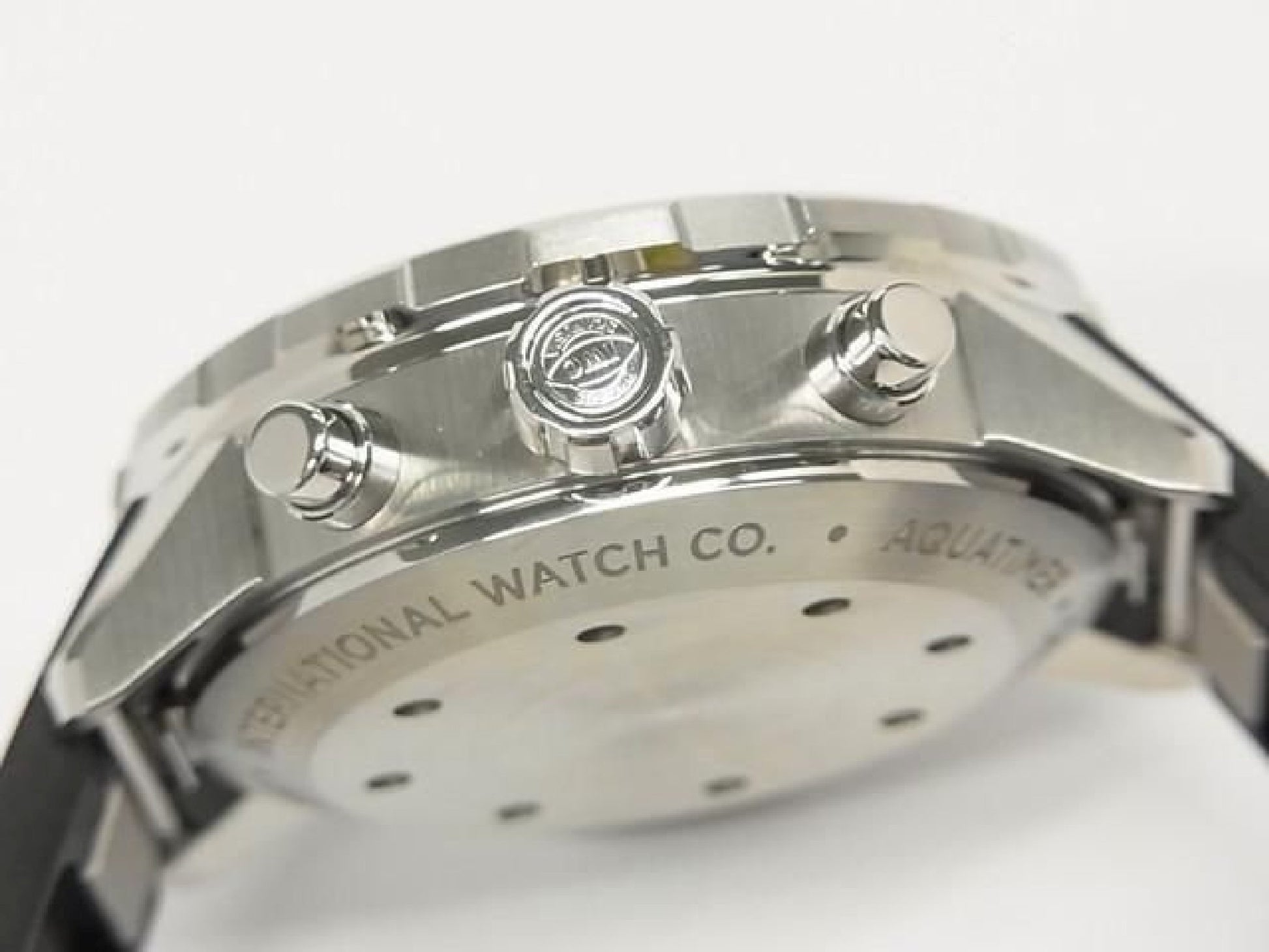 IWC Aquatimer Chronograph zwarte IW376803 authentieke armband heren 193350077 hannari-shop