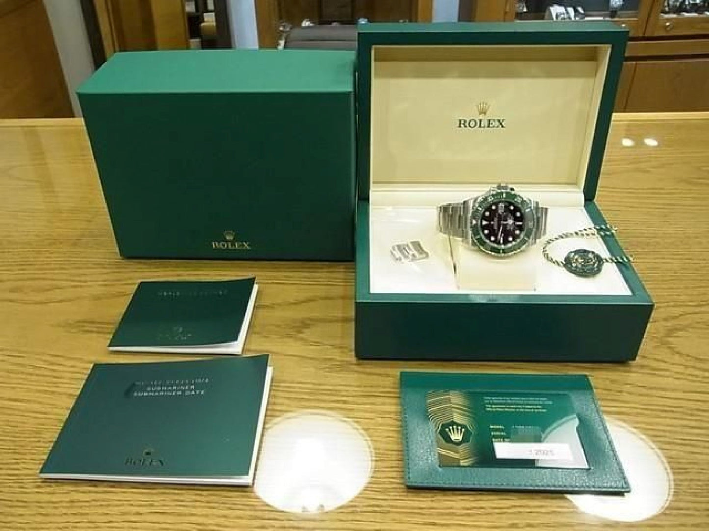 ROLEX Submariner date green bezel 126610LV '25 purchased Mens 193372417 hannari-shop