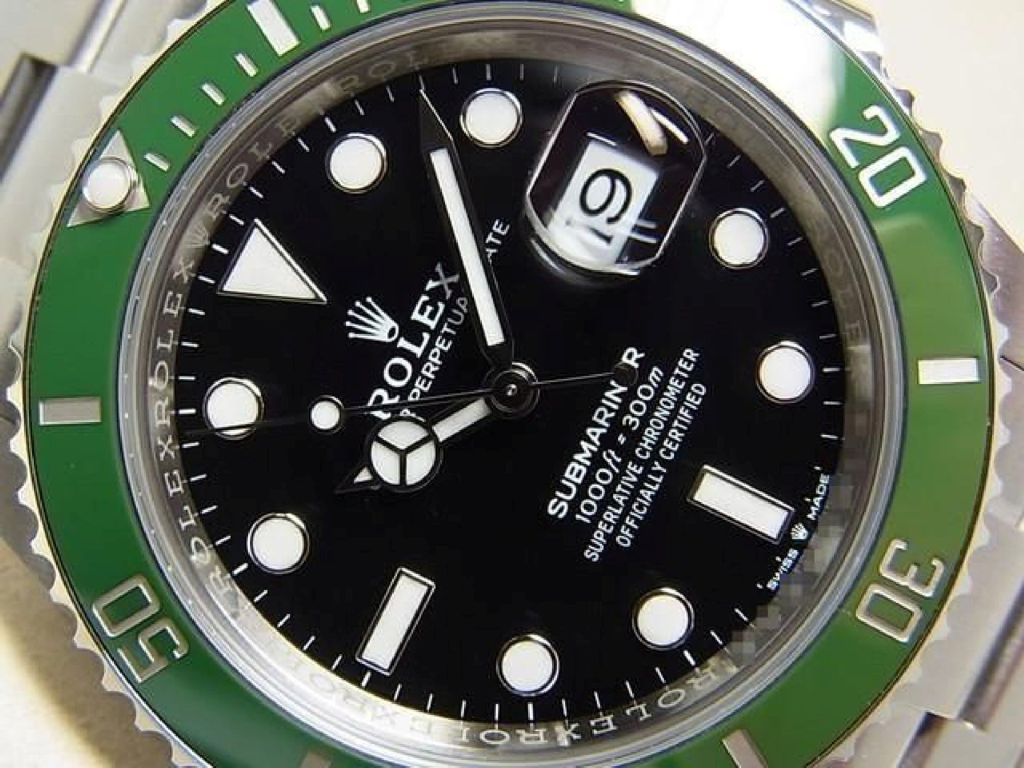 ROLEX Submariner date green bezel 126610LV '25 purchased Mens 193372417 hannari-shop