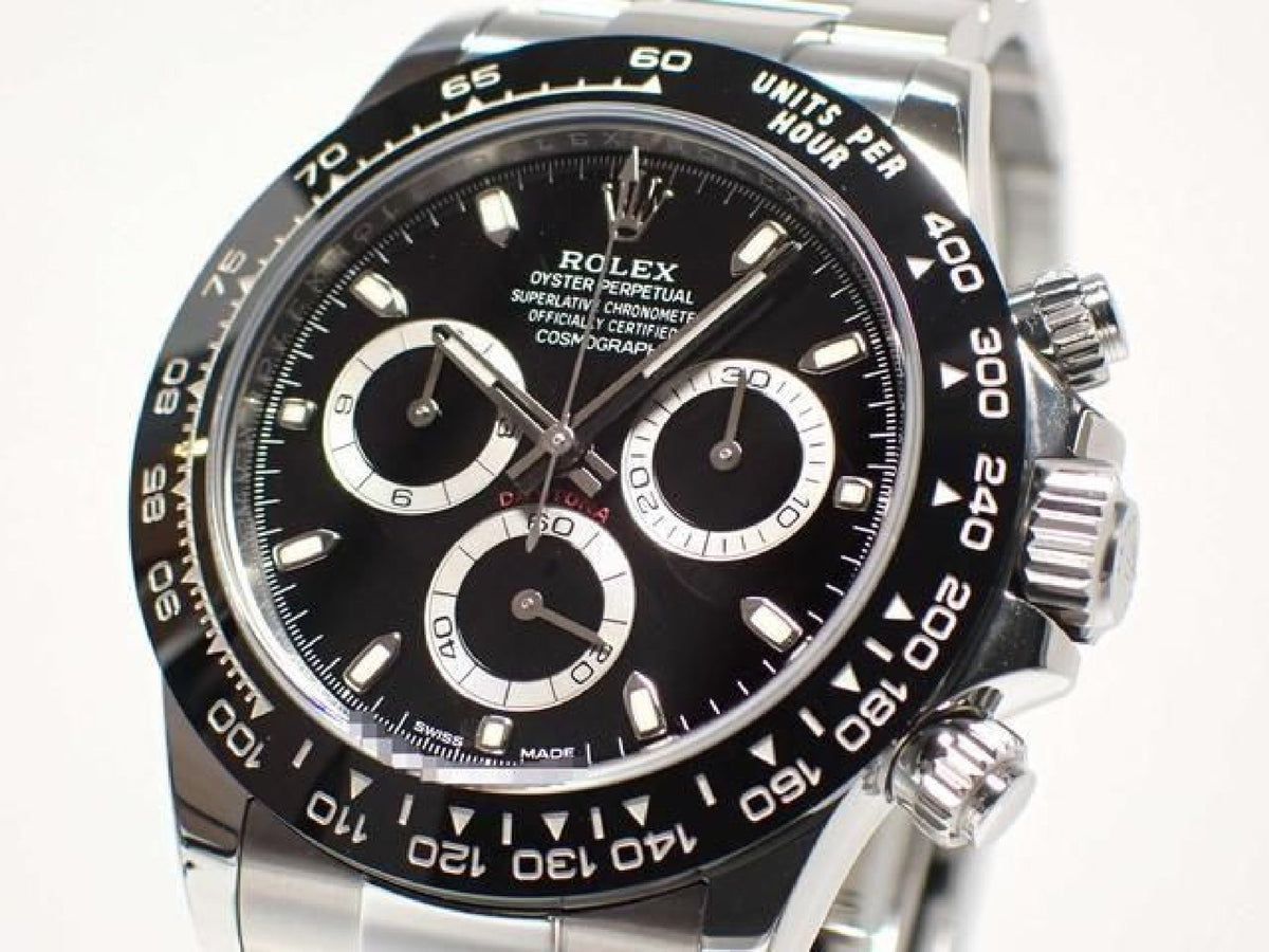 ROLEX Daytona black Dial 116500LN '19 Mens 193382937 hannari-shop