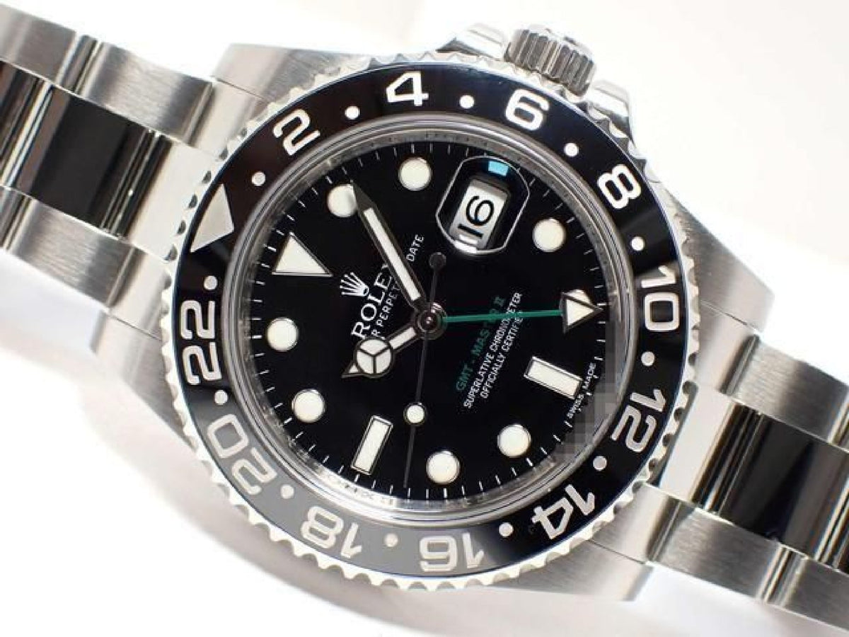 ROLEX GMT MasterII black 116710LN maker overhauled '13 Mens 193509940 hannari-shop